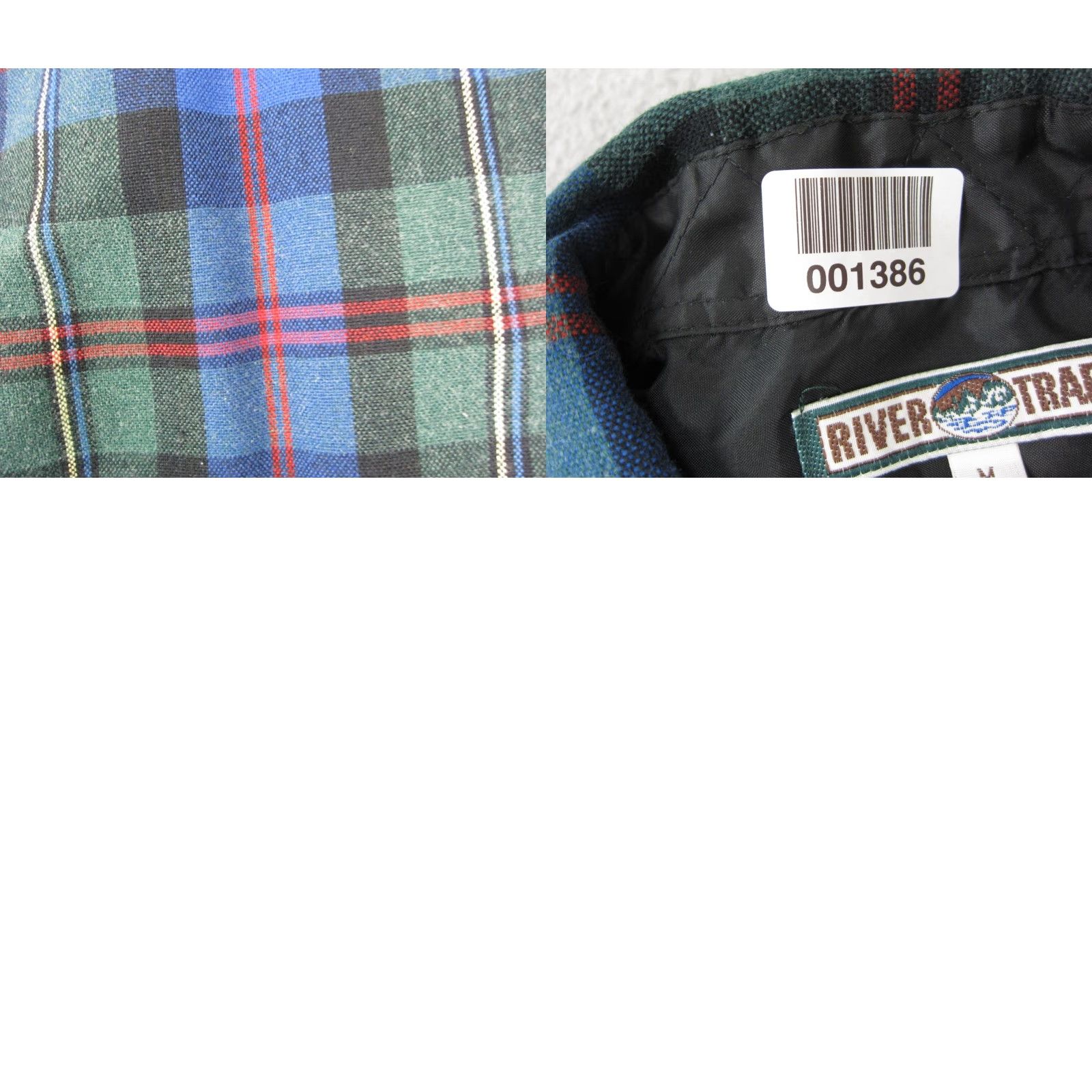 Vintage VINTAGE River Trader Shirt Mens Medium Blue Plaid Flannel Quilted Western Size US M / EU 48-50 / 2 - 9 Thumbnail