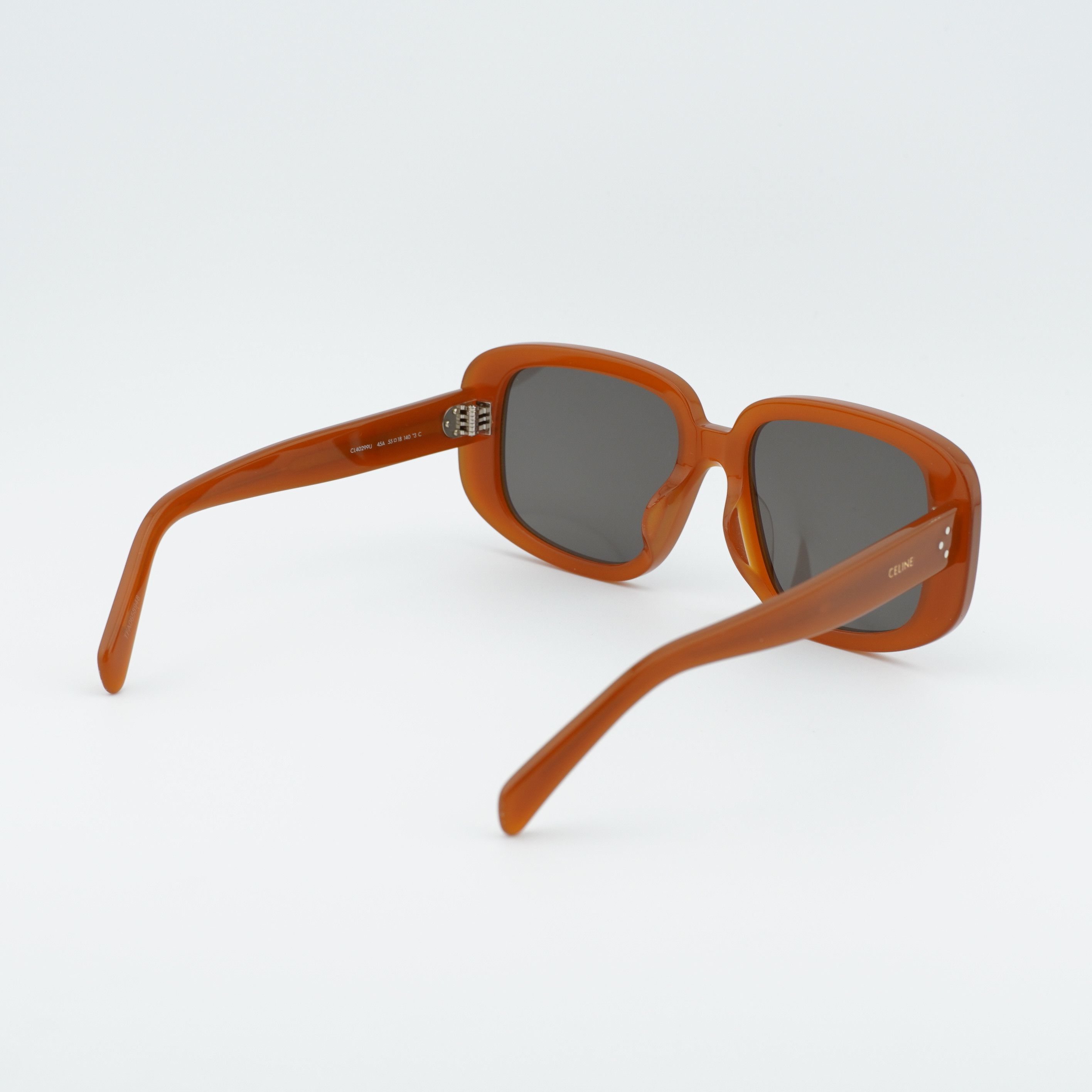 Celine Celine CL40299U 45A Sunglasses Shiny Brown Square Frame Size ONE SIZE - 8 Thumbnail