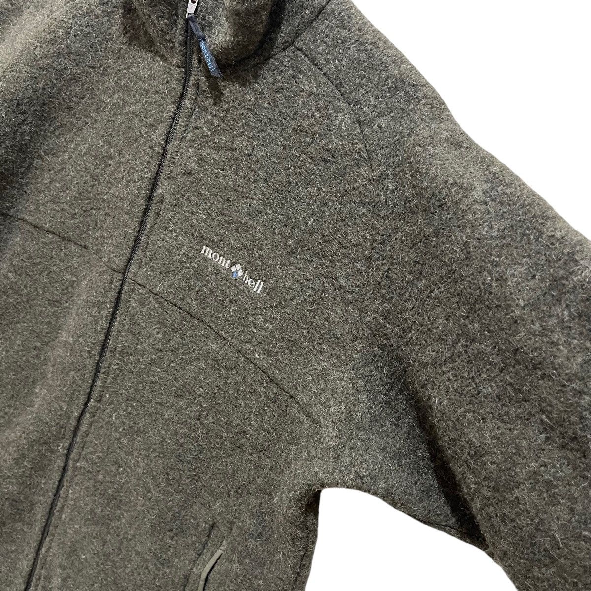 Montbell × Vintage Vintage Mont Bell Wool Zipper Outdoor Jacket Size US L / EU 52-54 / 3 - 9 Thumbnail