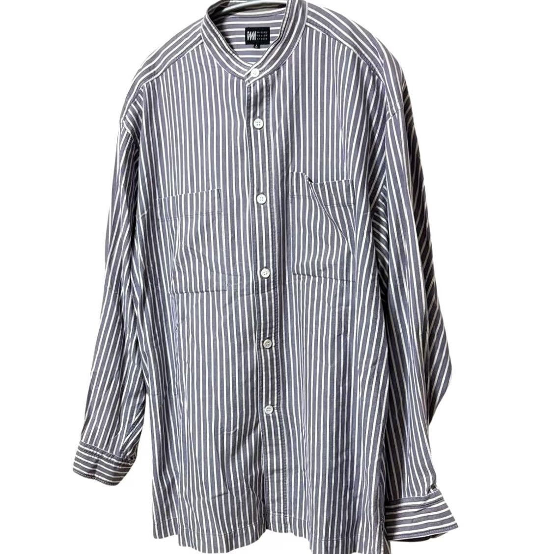 Issey Miyake ISSEY MIYAKE IM DESIGN STUDIO BAND COLLAR SHIRT MEN L Multicolor Long Size L Size US L / EU 52-54 / 3 - 3 Thumbnail