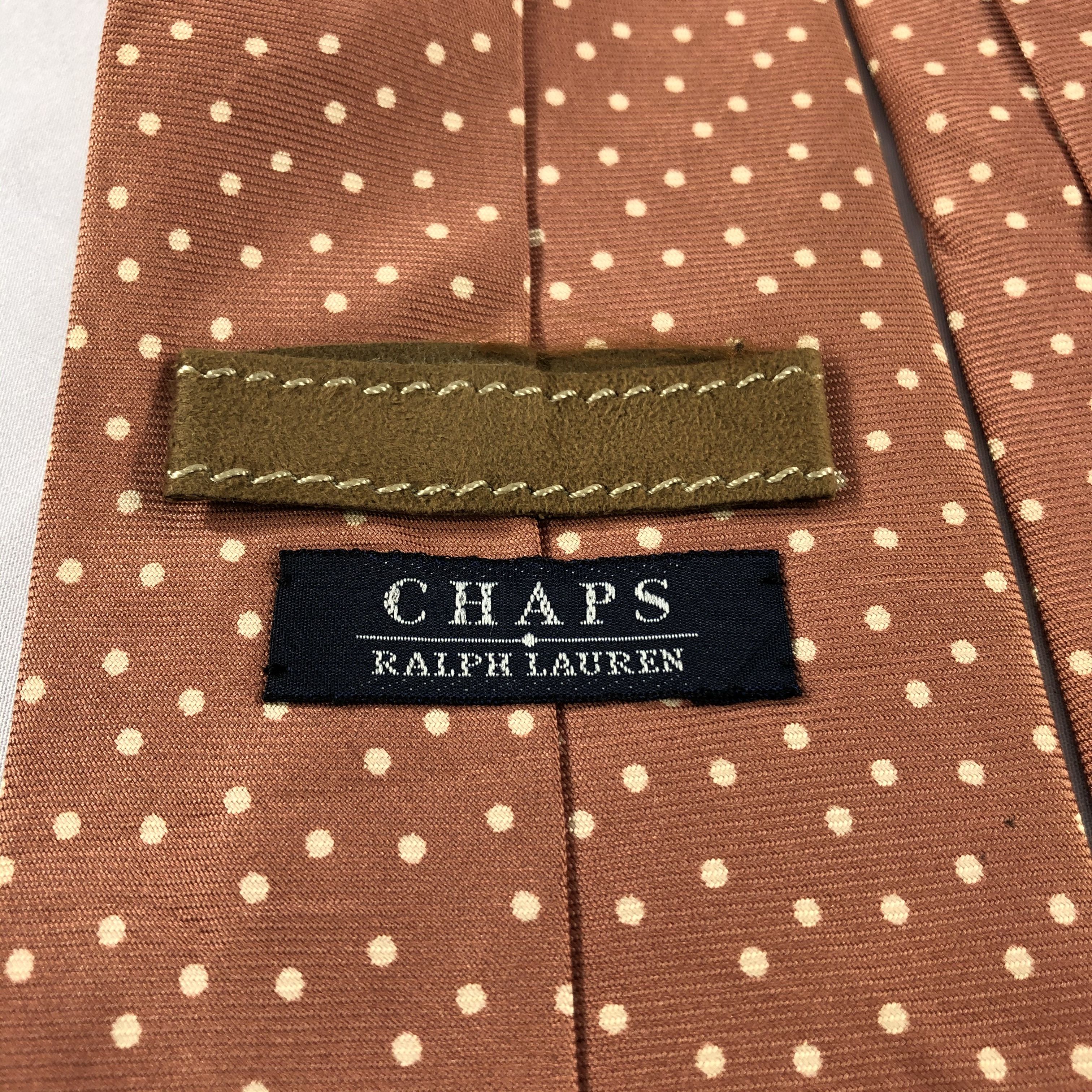 Chaps Ralph Lauren × Vintage Chaps Ralph Lauren Silk Neck Ties T100 Size ONE SIZE - 3 Thumbnail