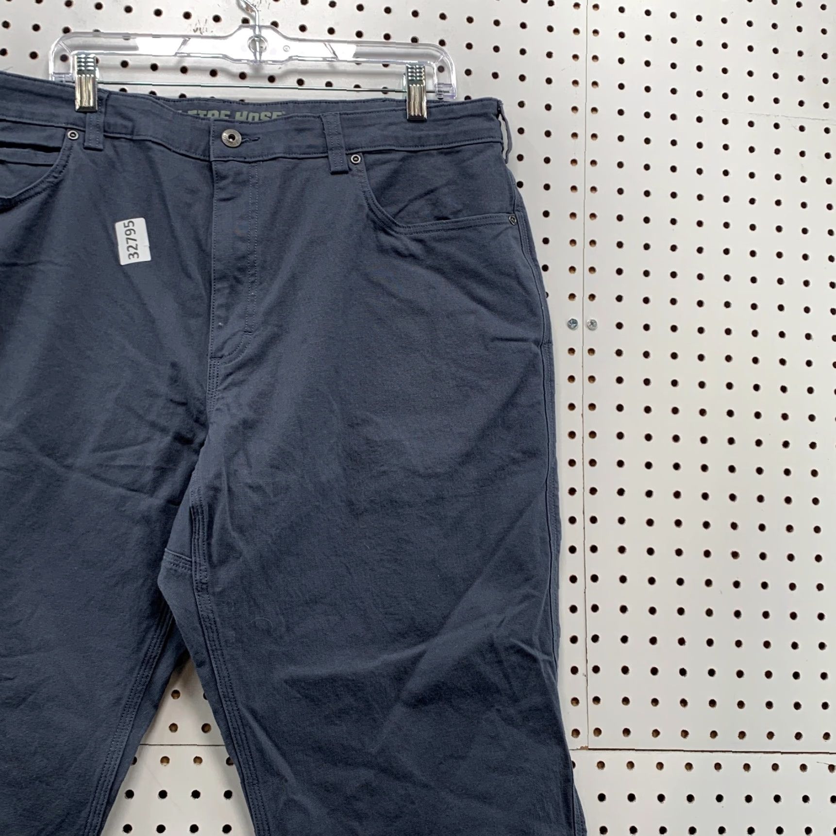 Vintage Duluth Canvas Carpenter Pants Mens FITS 39x29 Navy Blue Workwear Size US 39 - 5 Thumbnail