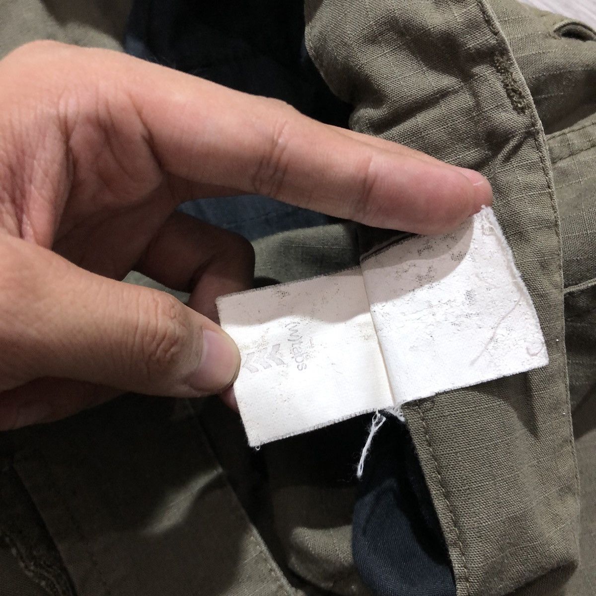 Wtaps 🇯🇵 2000s Wtaps Trousers Cotton Ripstop Cargo Pants Green Army Size US 34 / EU 50 - 16 Thumbnail