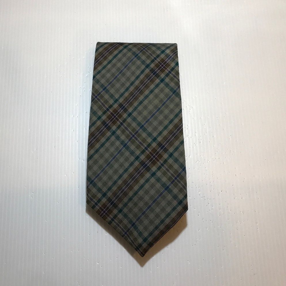 Pendleton Pendleton Vintage Plaid Short Wide Virgin Wool Men Necktie Size ONE SIZE - 1 Thumbnail