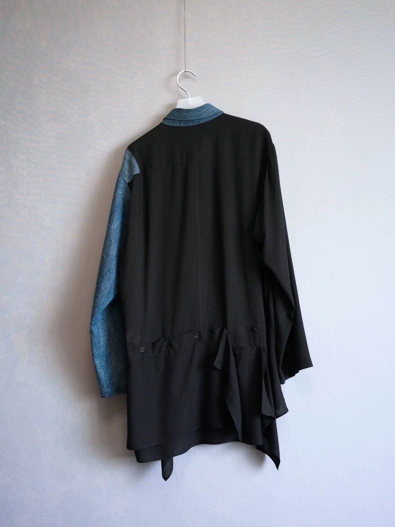 Yohji Yamamoto Yohji Yamamoto 21SS deconstructed washed denim patchwork s Size US L / EU 52-54 / 3 - 2 Thumbnail