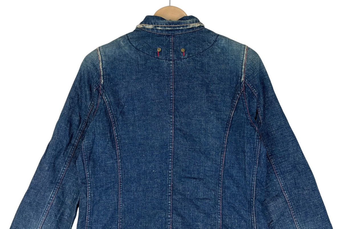 Japanese Brand Japanese Brand Cube Sugar Distressed Style Denim Jacket Size US S / EU 44-46 / 1 - 10 Thumbnail
