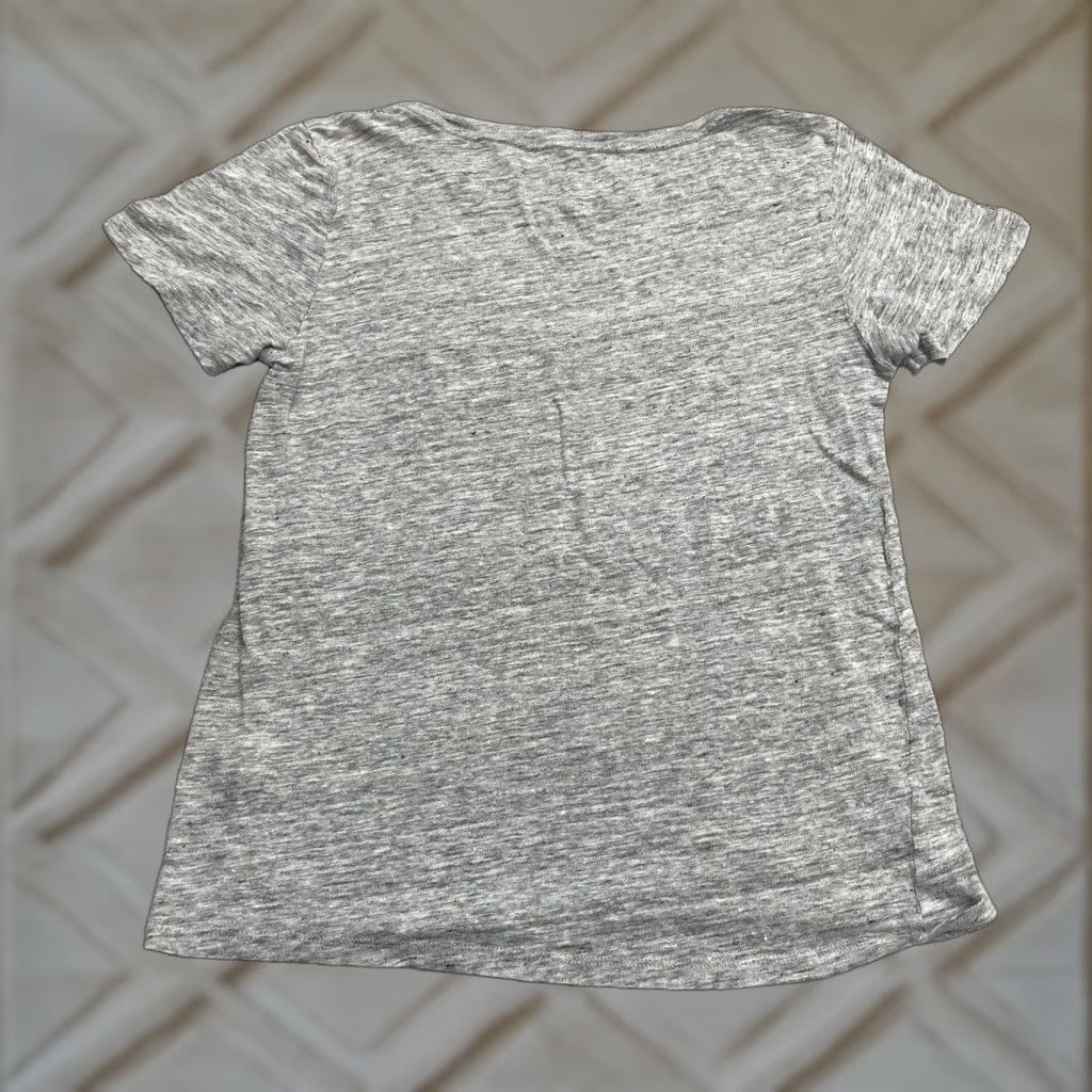 J.Crew J. Crew x Hugo Guinness Linen Shirt Women Small Heather Gray Short Sleeve Casual Size S / US 4 / IT 40 - 1 Thumbnail