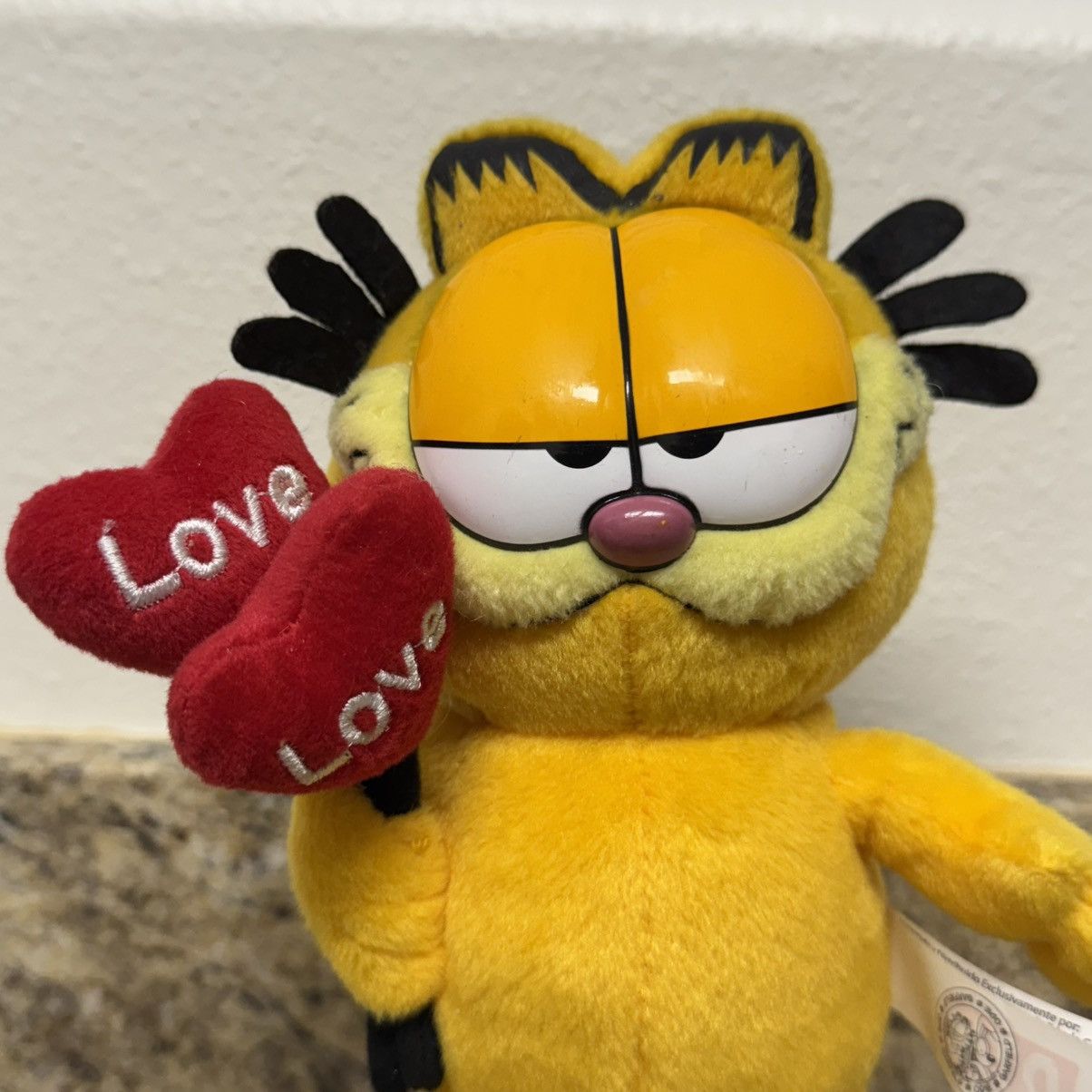Vintage Vintage Garfield Love Heart Balloon 10" Valentines Plush NWT Size ONE SIZE - 2 Thumbnail