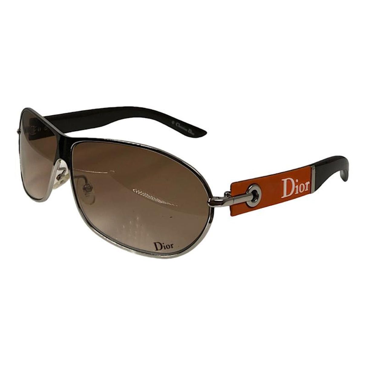 Dior Orange Metal Sunglasses Size ONE SIZE - 1 Thumbnail