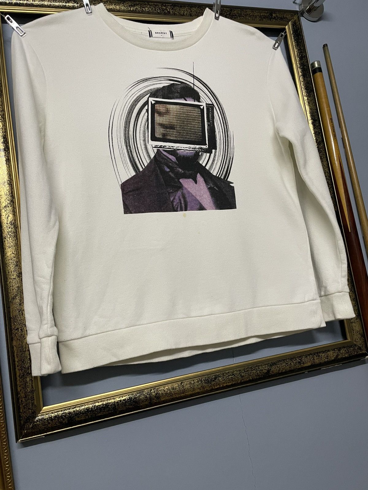 Designer × Japanese Brand × Vintage Vintage 1990s Japan Designer Browny Art Work Television Tee Size US M / EU 48-50 / 2 - 4 Thumbnail