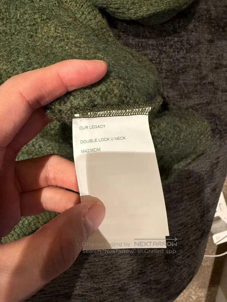 Our Legacy Our Legacy Green Double Lock Sweater . Size US L / EU 52-54 / 3 - 8 Thumbnail