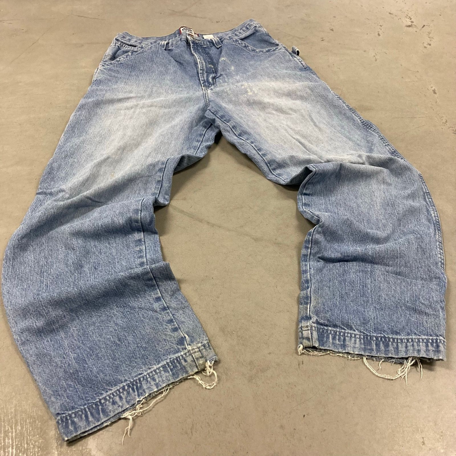 Old Navy × Vintage vintage baggy old navy cargo painter carpenter jeans 34x34 Size US 34 / EU 50 - 1 Thumbnail