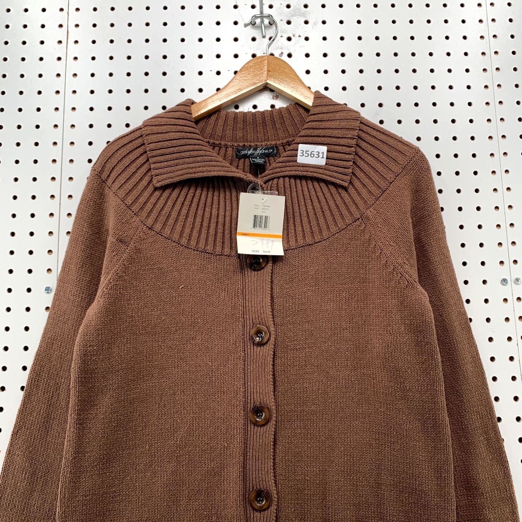 Vintage Vintage Designers Originals Cardigan Sweater Women Small Collared NEW NWT 19x22 Size S / US 4 / IT 40 - 5 Thumbnail