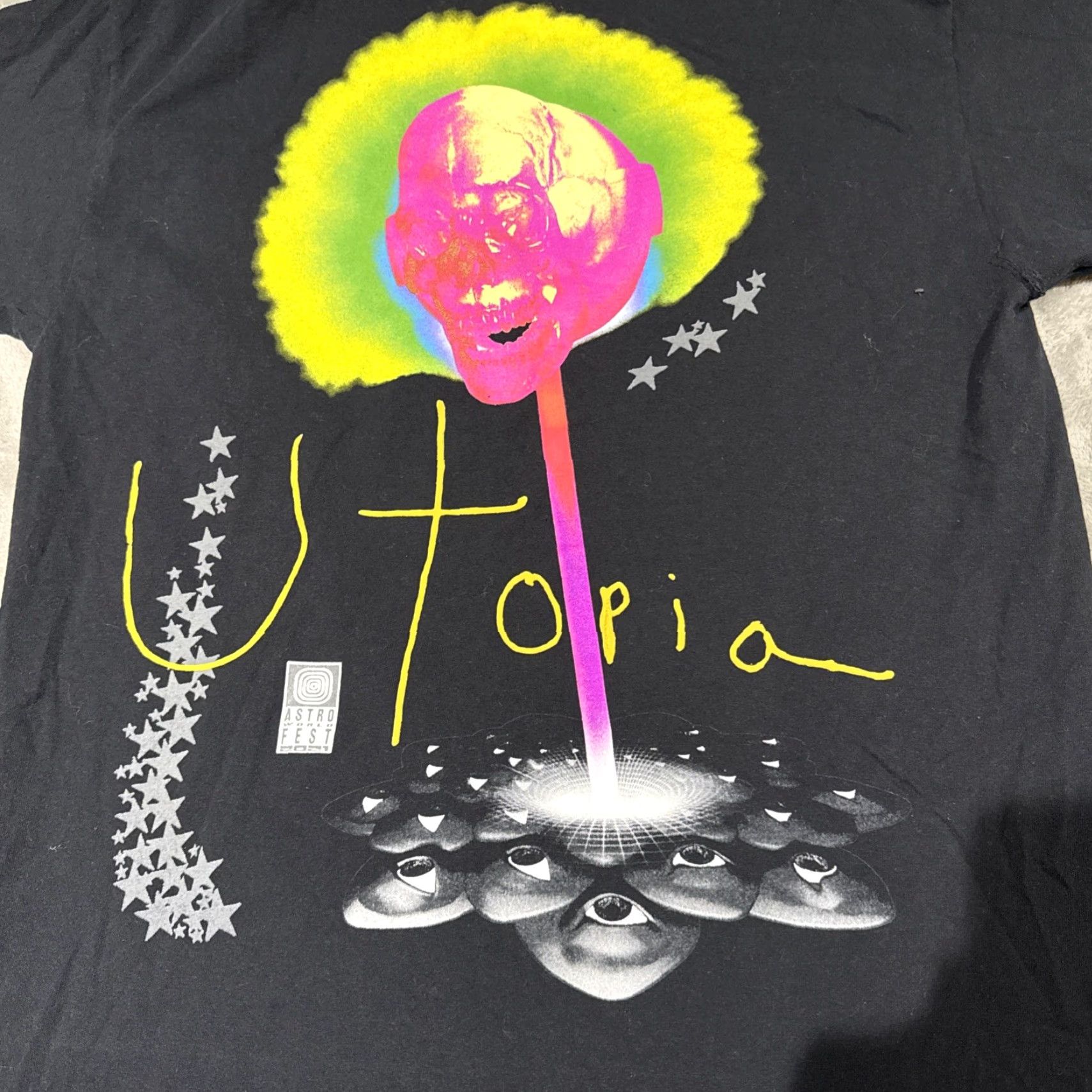 Other Astroworld T-Shirt Mens Medium Black See You On The Other Side Utopia Graphic Shirt Size US M / EU 48-50 / 2 - 5 Thumbnail