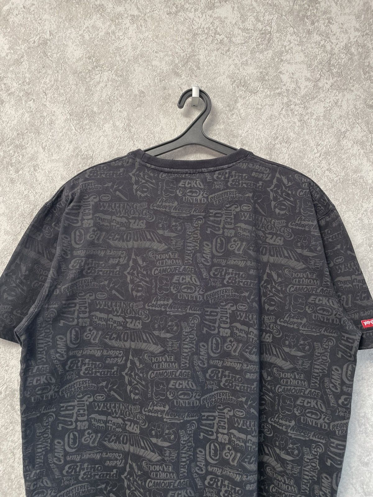 Ecko Unltd. Vintage Ecko Unltd Embroidered Logo Allover Print T-Shirt Size US L / EU 52-54 / 3 - 13 Thumbnail