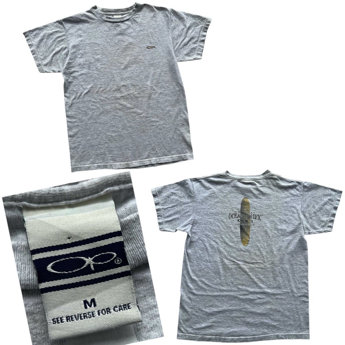 Ocean Pacific 🔥DOPE!! RARE Vintage 1990’s Surfwear Ocean Pacific T-Shirt Size US M / EU 48-50 / 2 - 1 Thumbnail