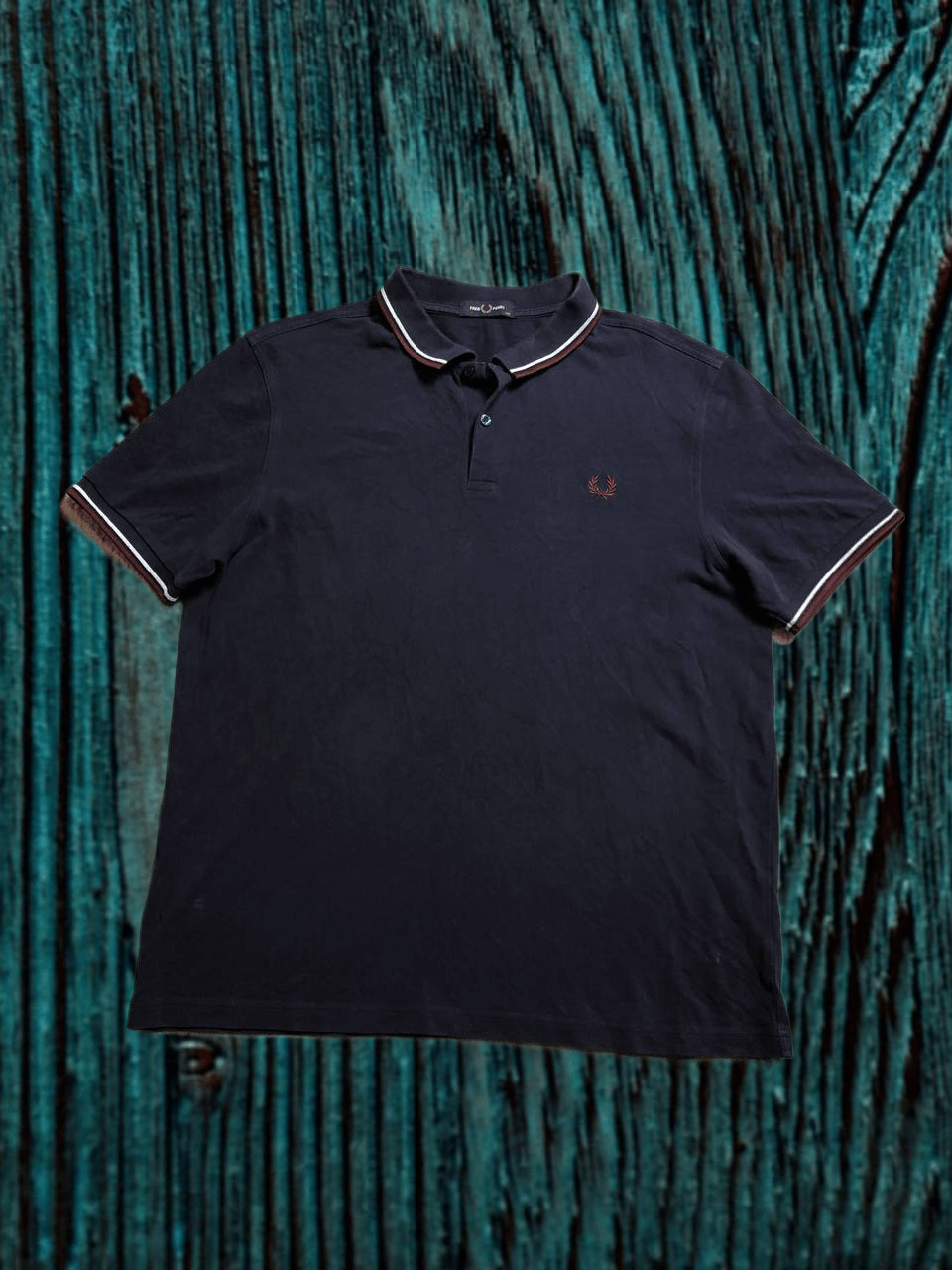 Fred Perry VINTAGE Fred Perry Dark Navy Polo CASUAL Shirt Size US XXL / EU 58 / 5 - 1 Thumbnail