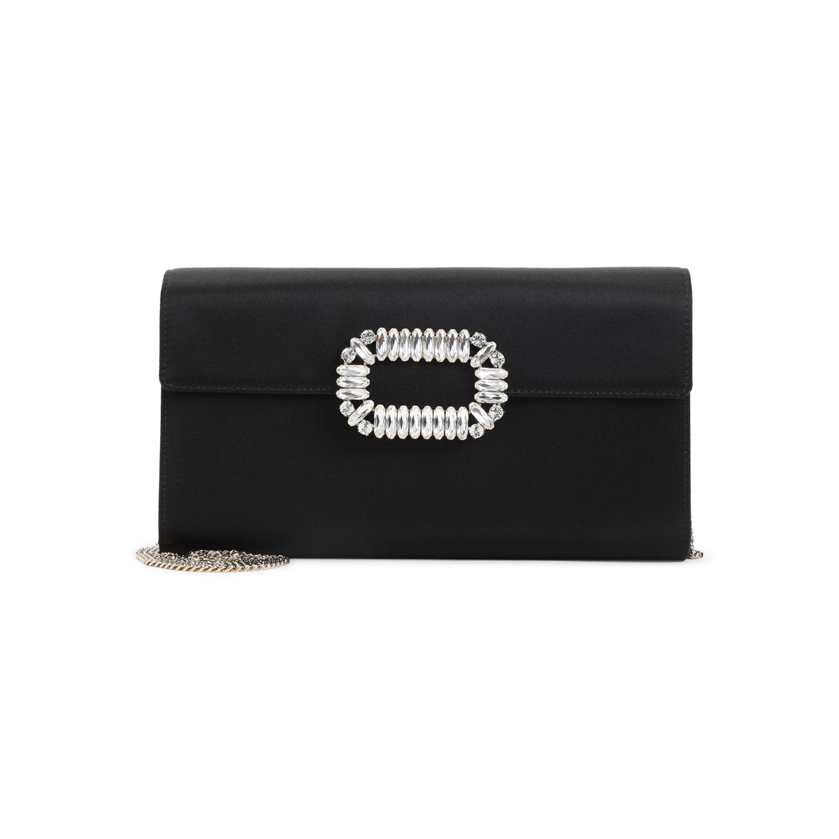 Roger Vivier Envelope Flap Sexy Choc Buckle Clutch