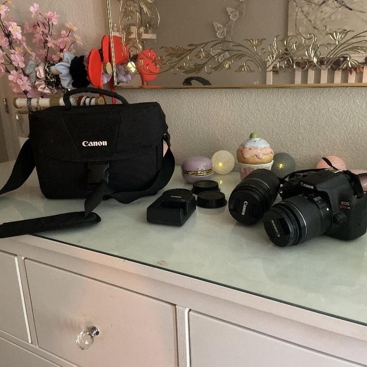 image of Canon Eos Rebel T6 Dslr Camera in Black, Men's