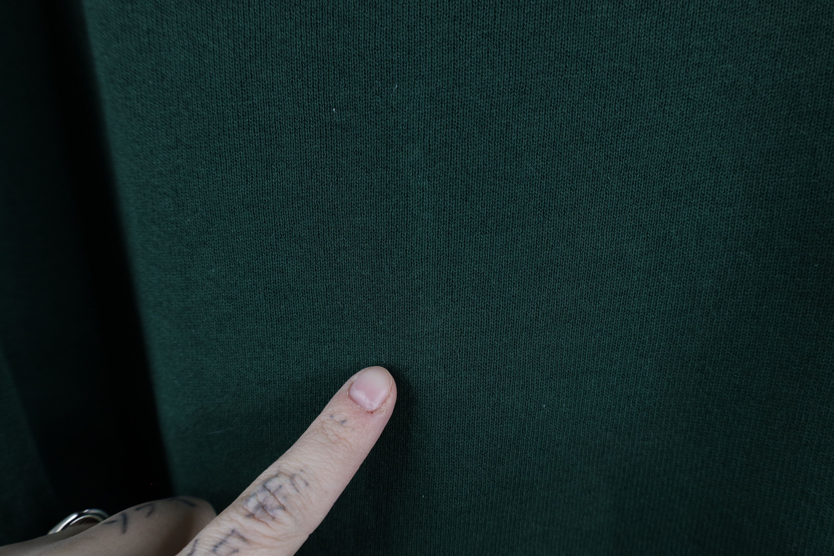 Vintage Vintage 90s Streetwear Boxy Fit Crewneck Sweatshirt Green Size US XL / EU 56 / 4 - 4 Thumbnail