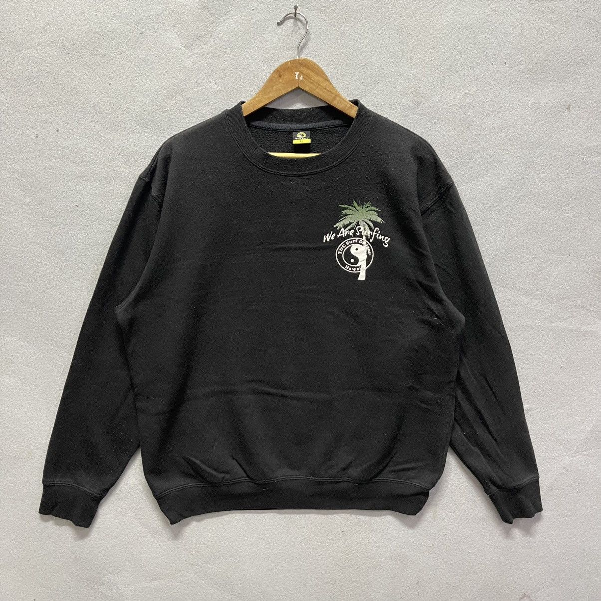 Vintage T&C Surf Designs “We Are Surfing” Black Sweatshirt Size US L / EU 52-54 / 3 - 3 Thumbnail