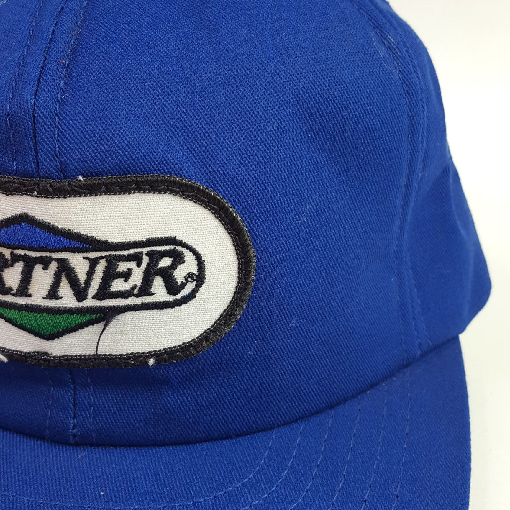 Vintage VINTAGE Swingster USA Made Trucker Hat Patch 80s 90s Farm Cap Adjustable Men Blue Hat Size ONE SIZE - 5 Thumbnail