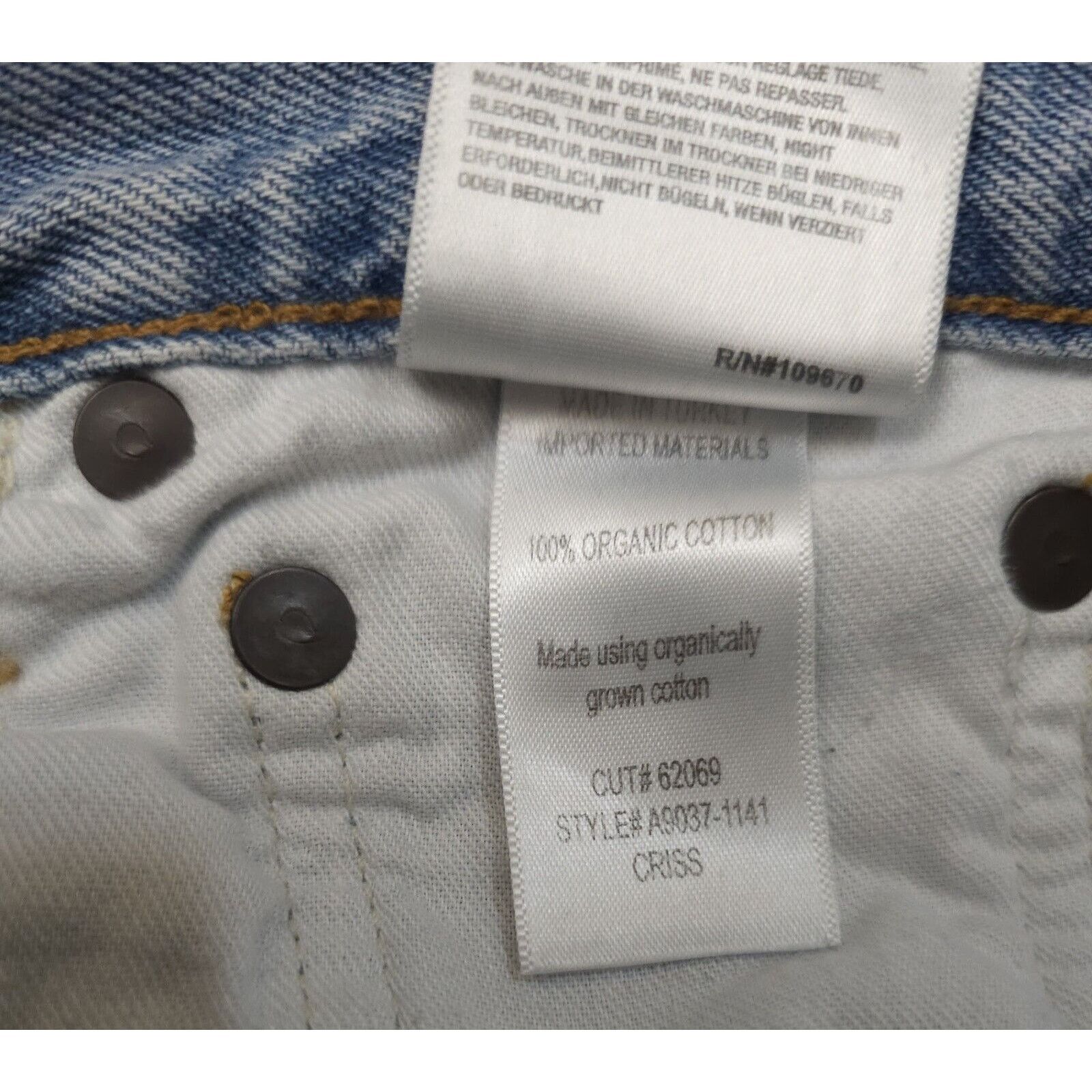 Agolde AGOLDE Womens Criss Cross Upsized Suburbia Light Straight Size 23" - 8 Thumbnail