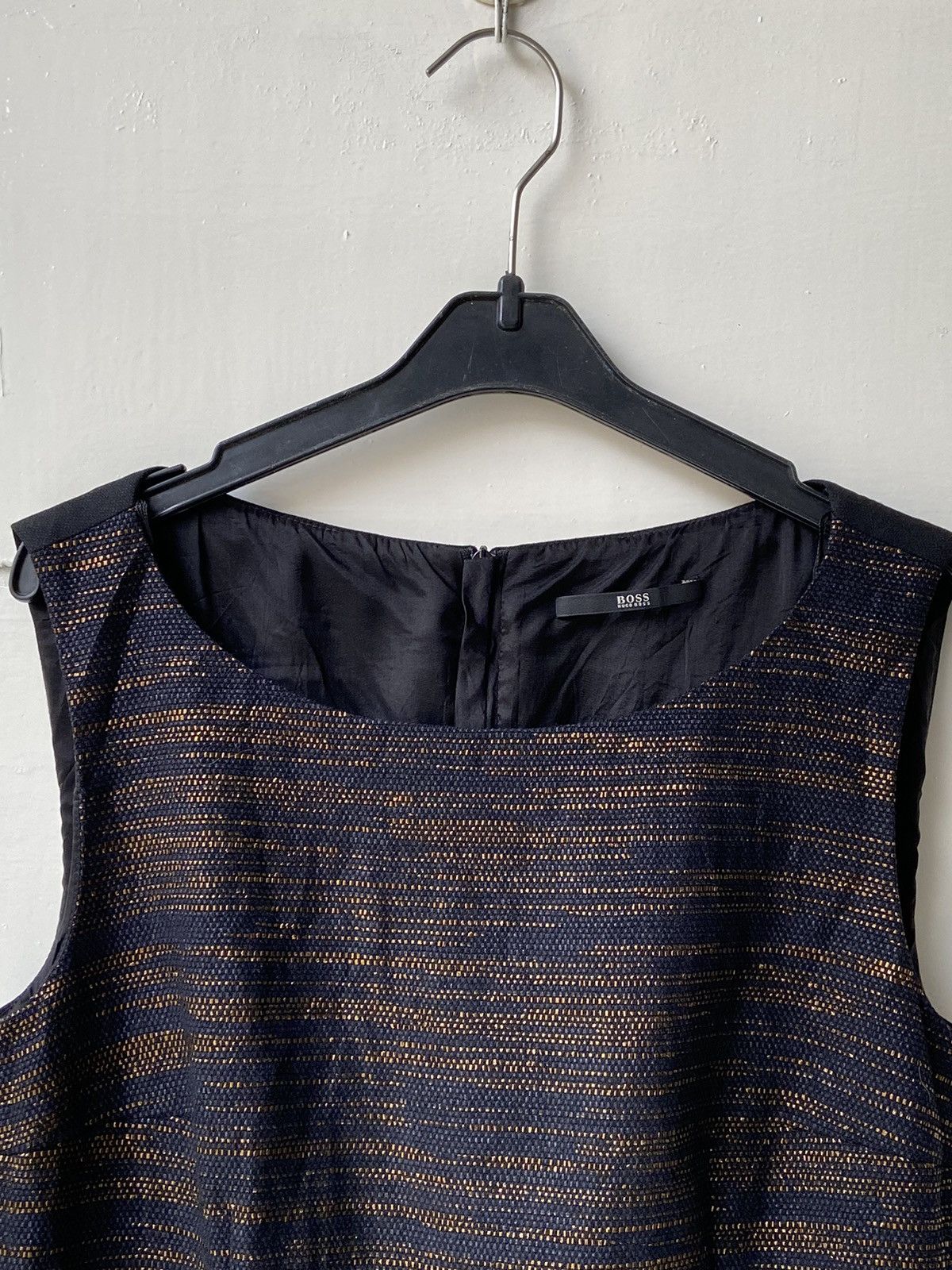 Hugo × Hugo Boss HUGO BOSS Black Midi Dress Size XXS / US 00 / IT 34 - 19 Thumbnail