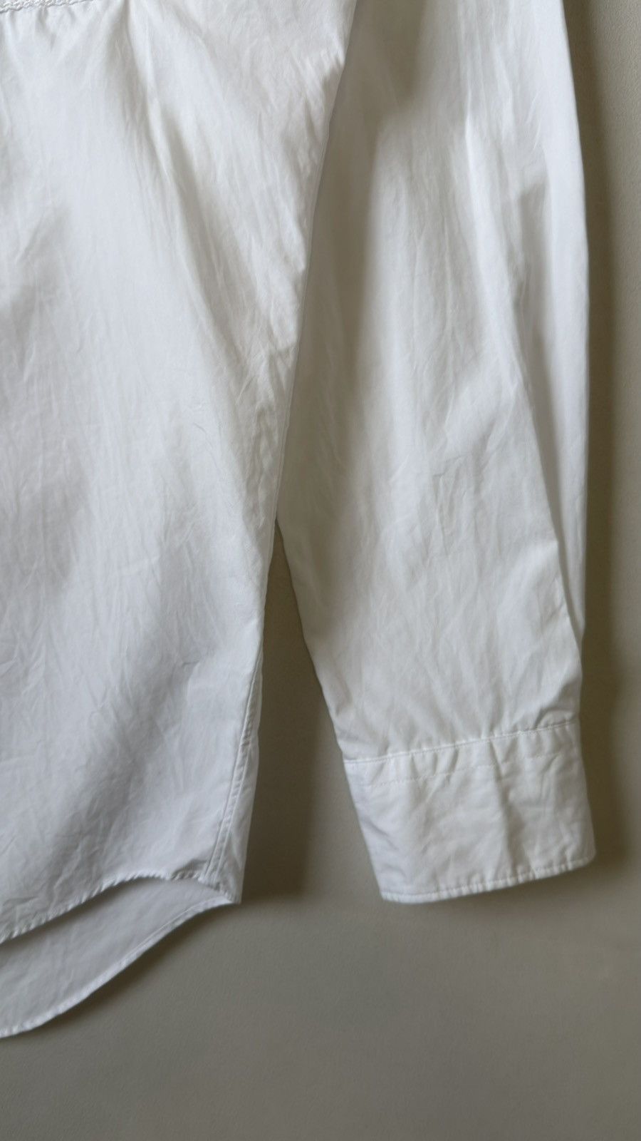 Comme des Garcons S/S 2000 White Crinkle Cotton Shirt Size US M / EU 48-50 / 2 - 12 Thumbnail