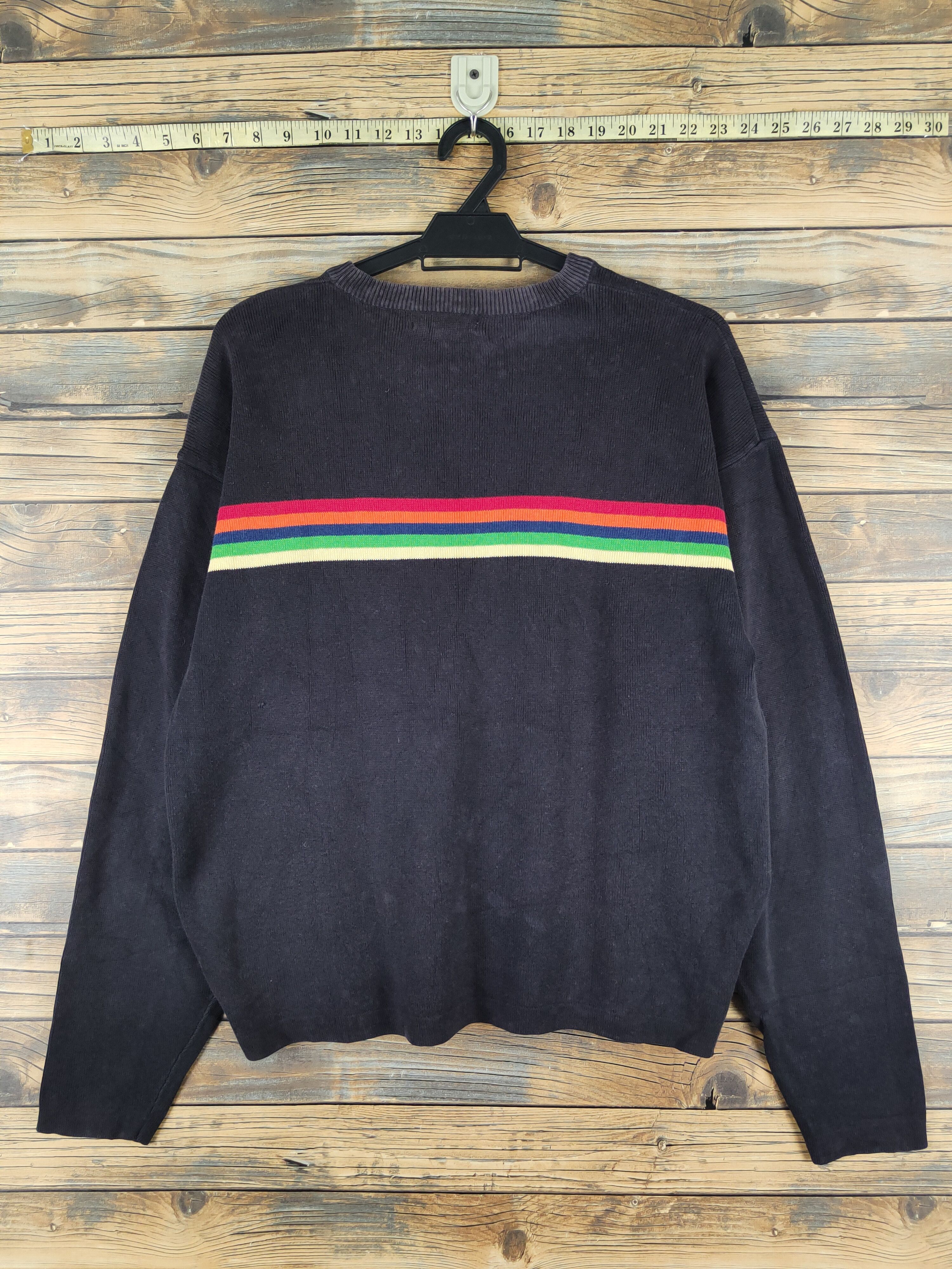 Japanese Brand × Vintage Yavis Black Knitwear Long Sleeve T-shirts #W1466 Size US L / EU 52-54 / 3 - 7 Thumbnail