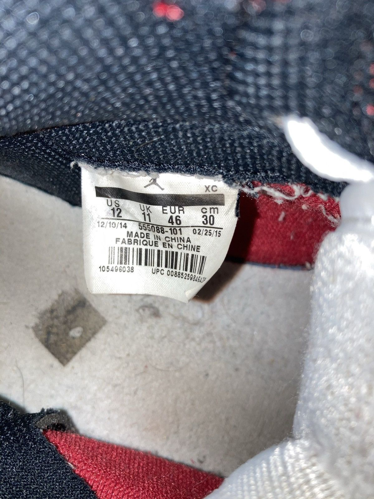 Jordan Brand Air Jordan 1 Retro High OG ‘Chicago’ 2015 Size US 12 / EU 45 - 3 Thumbnail