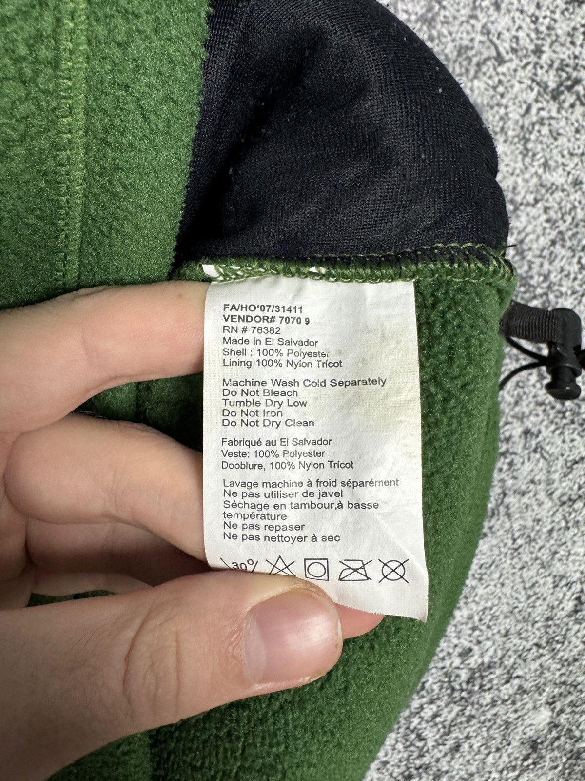 Timberland Men’s Timberland Vintage Fleece Vest Full Zip Jacket Size S Size US S / EU 44-46 / 1 - 7 Thumbnail