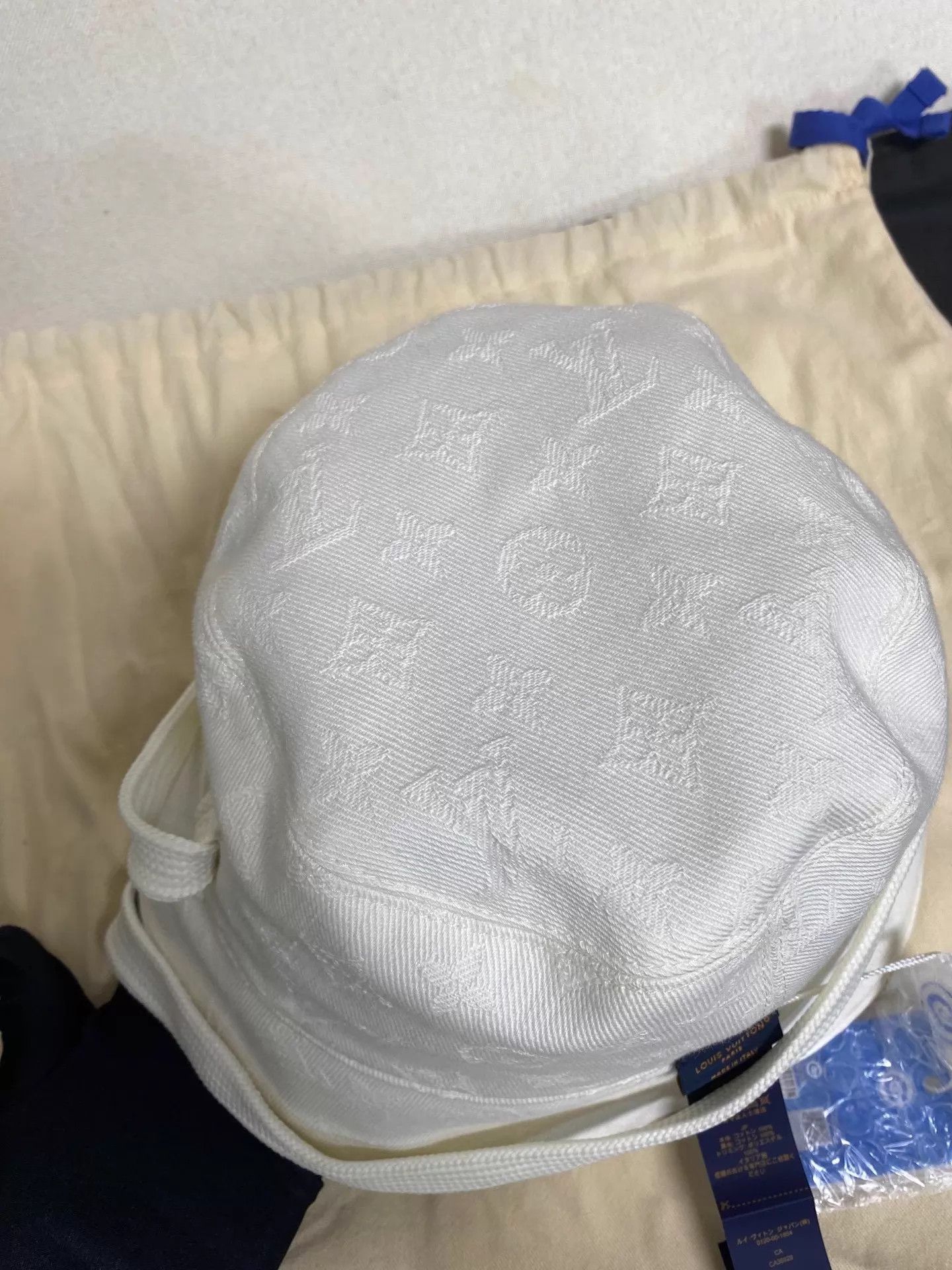 Louis Vuitton Double Monogram Bucket Hat 97 New Beads Det Dust Bag Size ONE SIZE - 5 Thumbnail