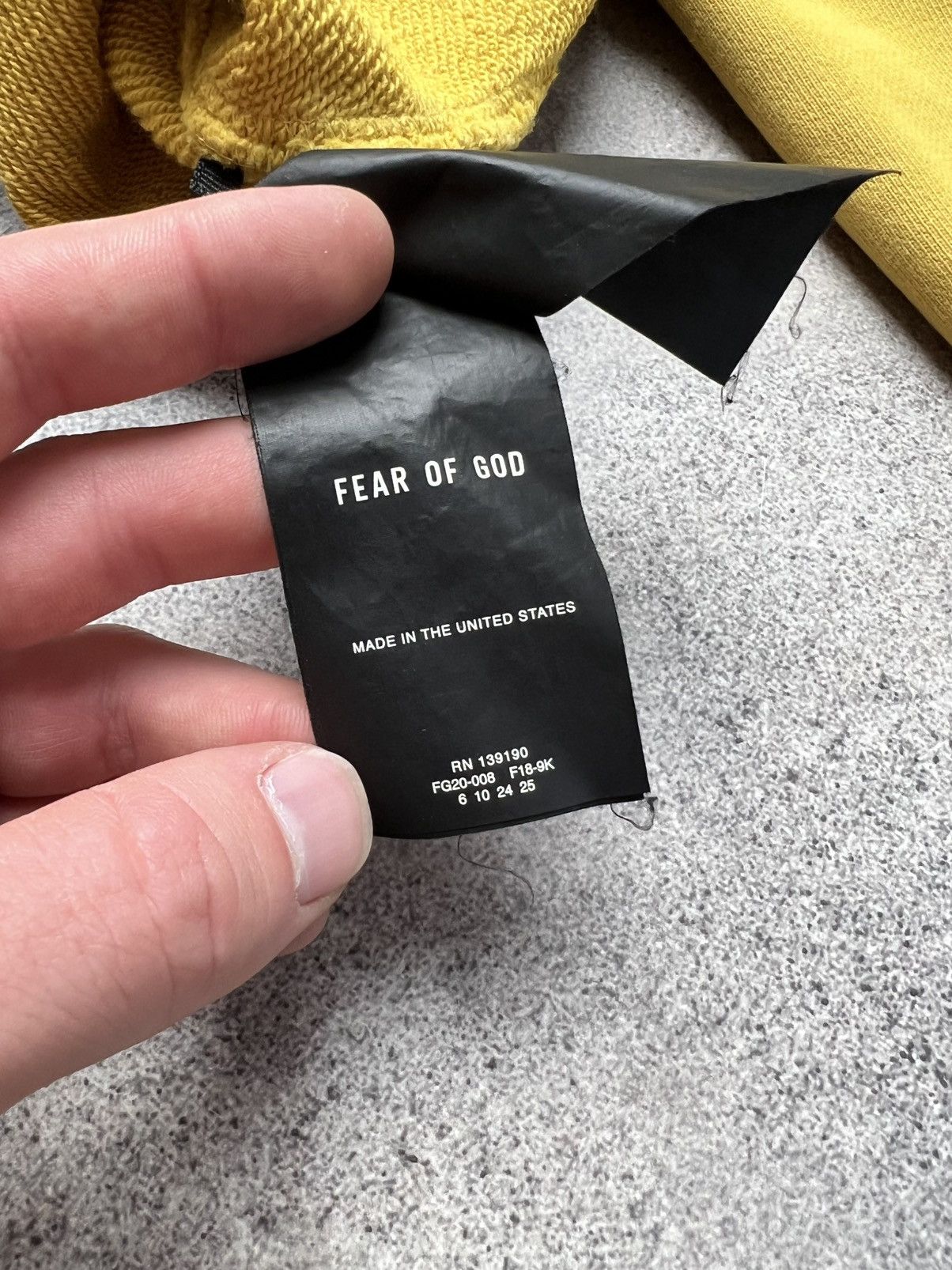 Fear of God Fear of God henley hoodie Size US XS / EU 42 / 0 - 7 Thumbnail