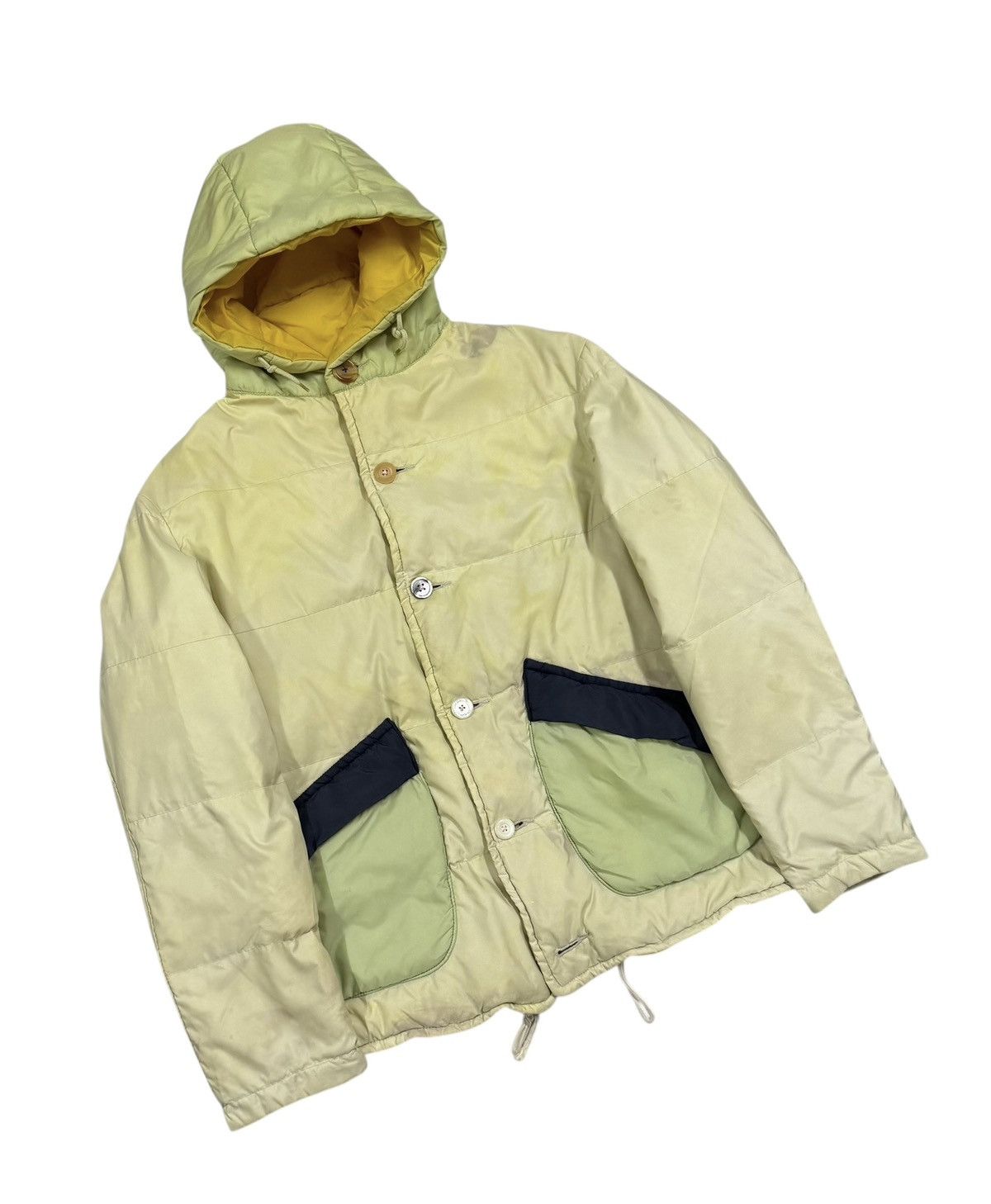45rpm Vtg🔥45rpm Ai Indigo Puffer Down Jacket Multicolor Packable Size US L / EU 52-54 / 3 - 5 Thumbnail