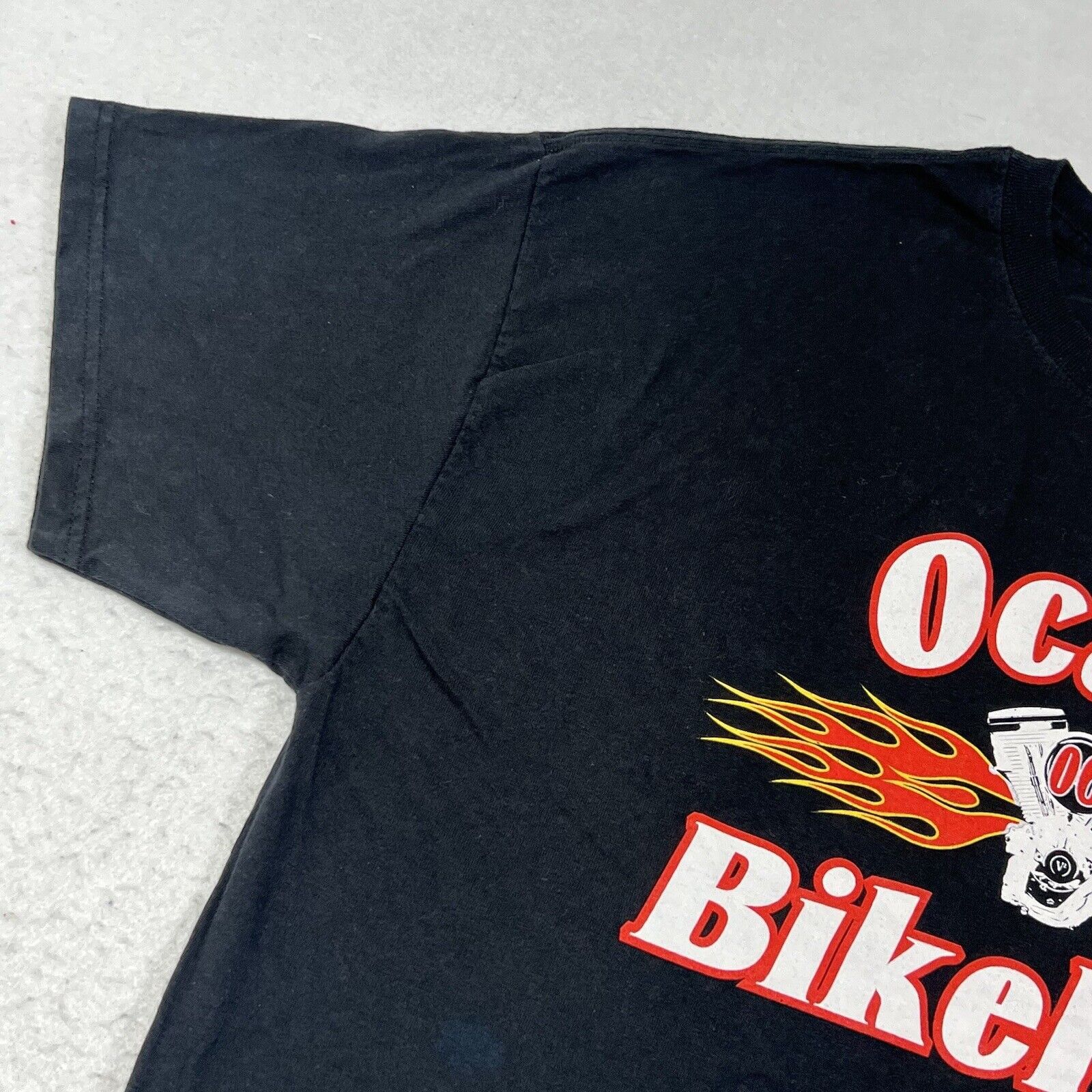 Hanes Vintage Ocala Bike Fest 2006 Black Short Sleeve Graphic Tee Size US XL / EU 56 / 4 - 5 Thumbnail