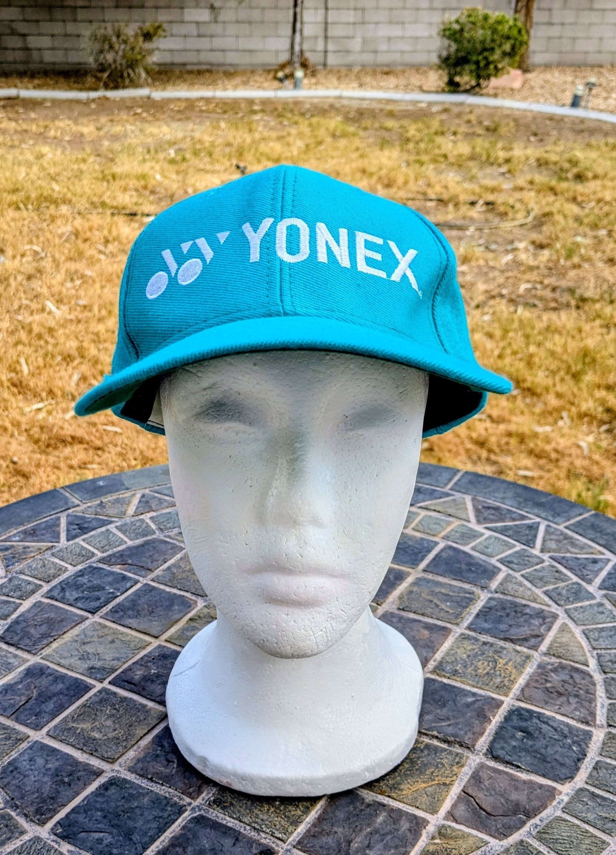 Other YONEX Vintage Hat Aqua-Blue Adjustable OSFM Wool Cap GUC Size ONE SIZE - 2 Thumbnail