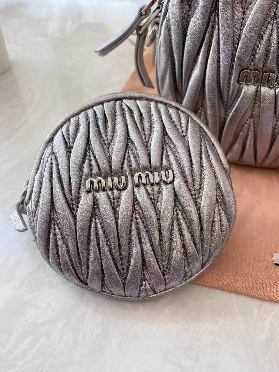 Miu Miu MIU MIU 3-in-1 Bag LN, DustBag/Card, AB232, No Chain Size ONE SIZE - 3 Thumbnail