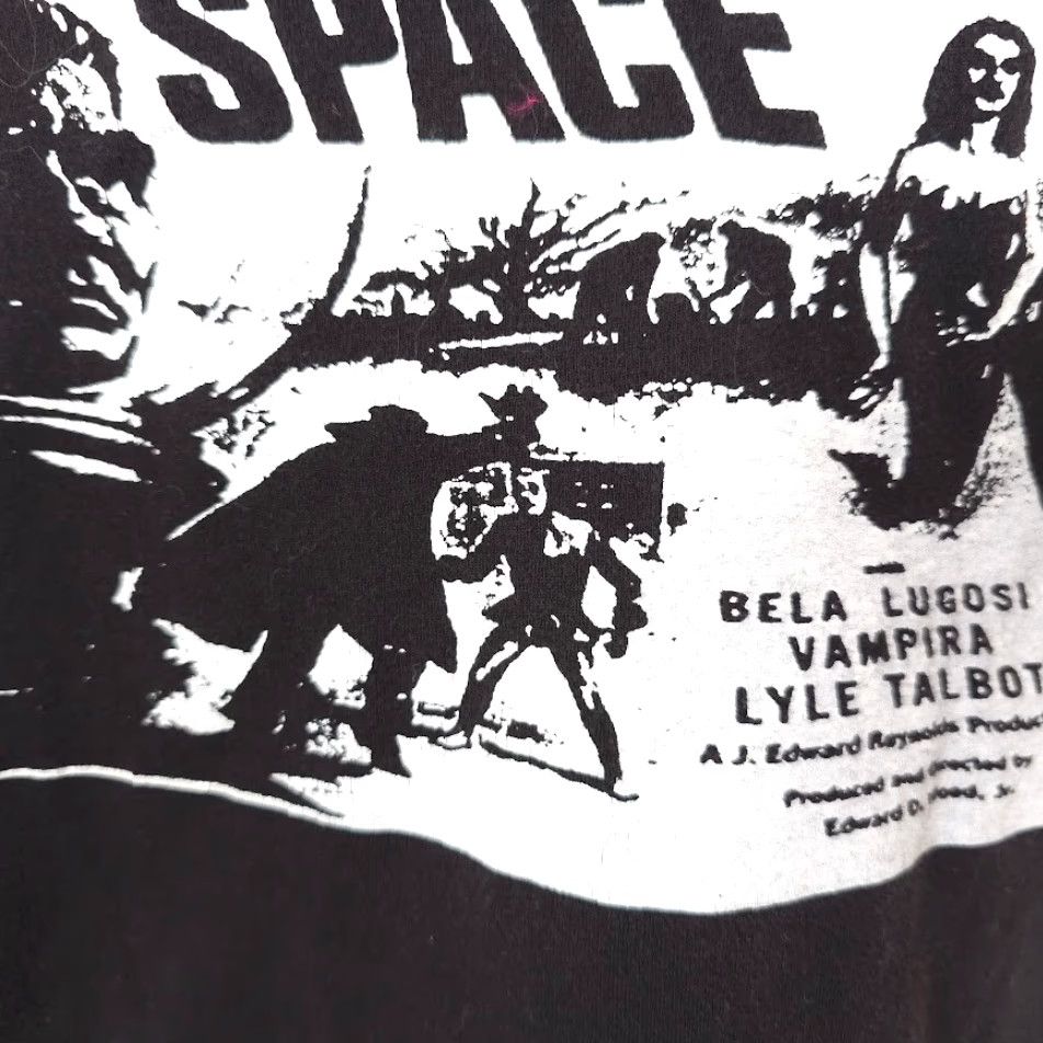 Plan C Plan 9 From Outer Space T Shirt Womens Size Small Black Ed Wood Bela Lugosi Size S / US 4 / IT 40 - 4 Thumbnail