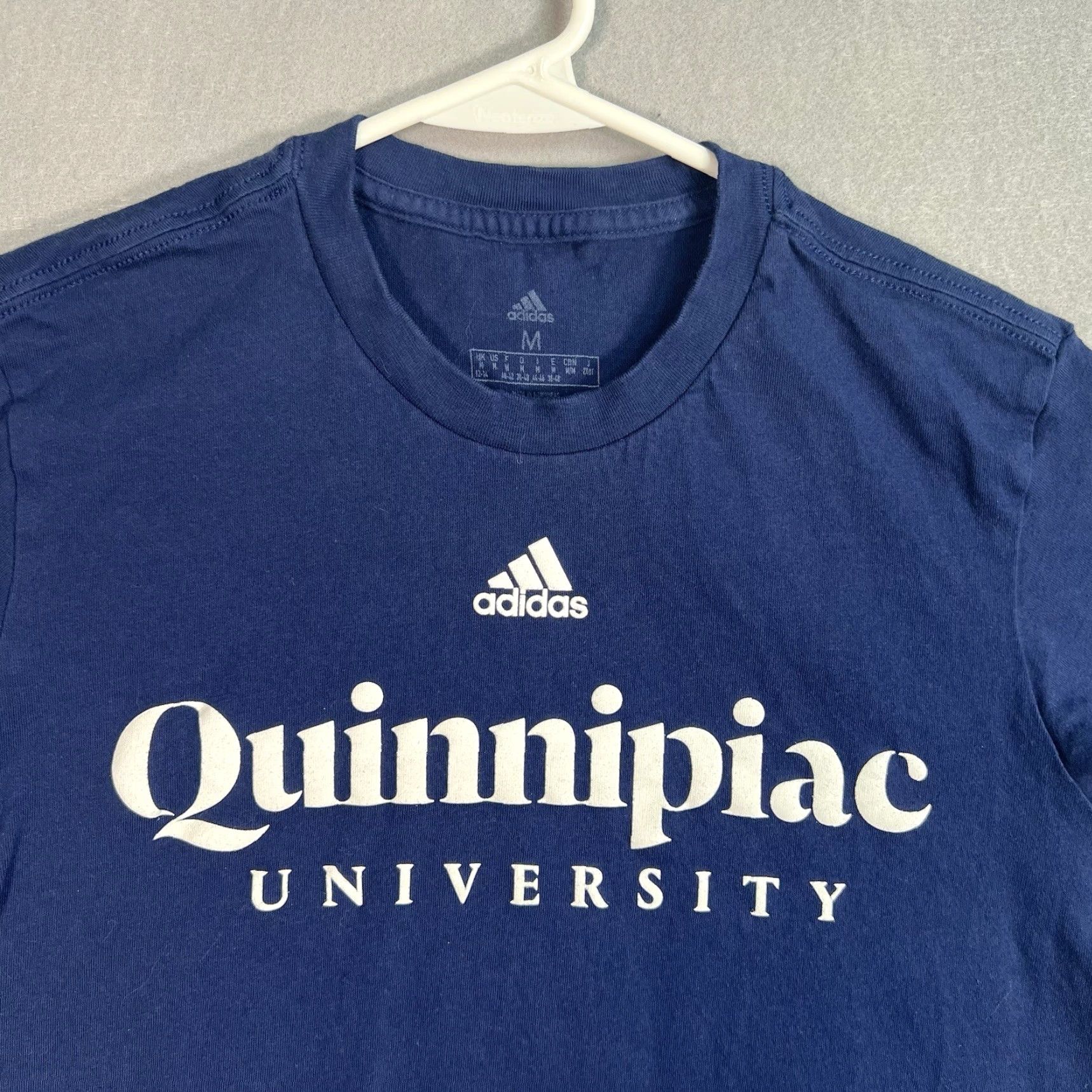Adidas VINTAGE Adidas Quinnipiac University Shirt Womens Medium Blue Athletic Size M / US 6-8 / IT 42-44 - 4 Thumbnail