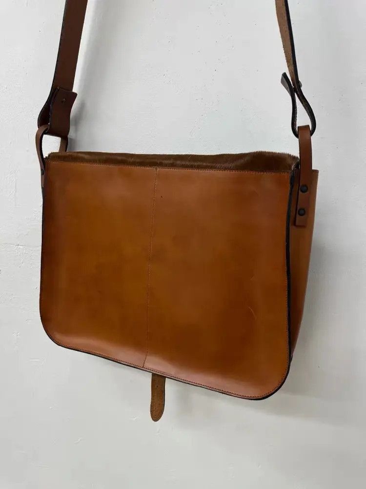 Dries Van Noten Dries Van Noten Horse Hear Leather Shoulder Bag Size ONE SIZE - 4 Thumbnail
