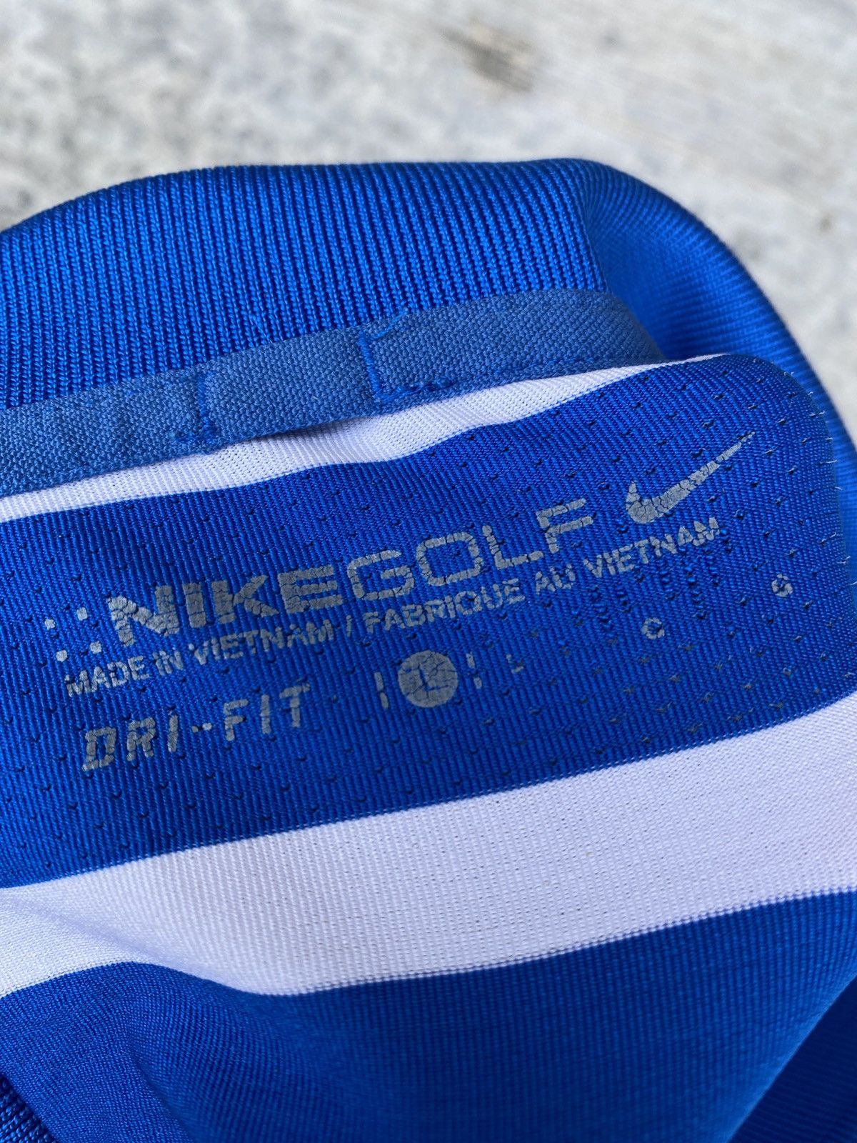 Nike Nike golf dri-fit breton striped men polo shirts Size US L / EU 52-54 / 3 - 7 Thumbnail