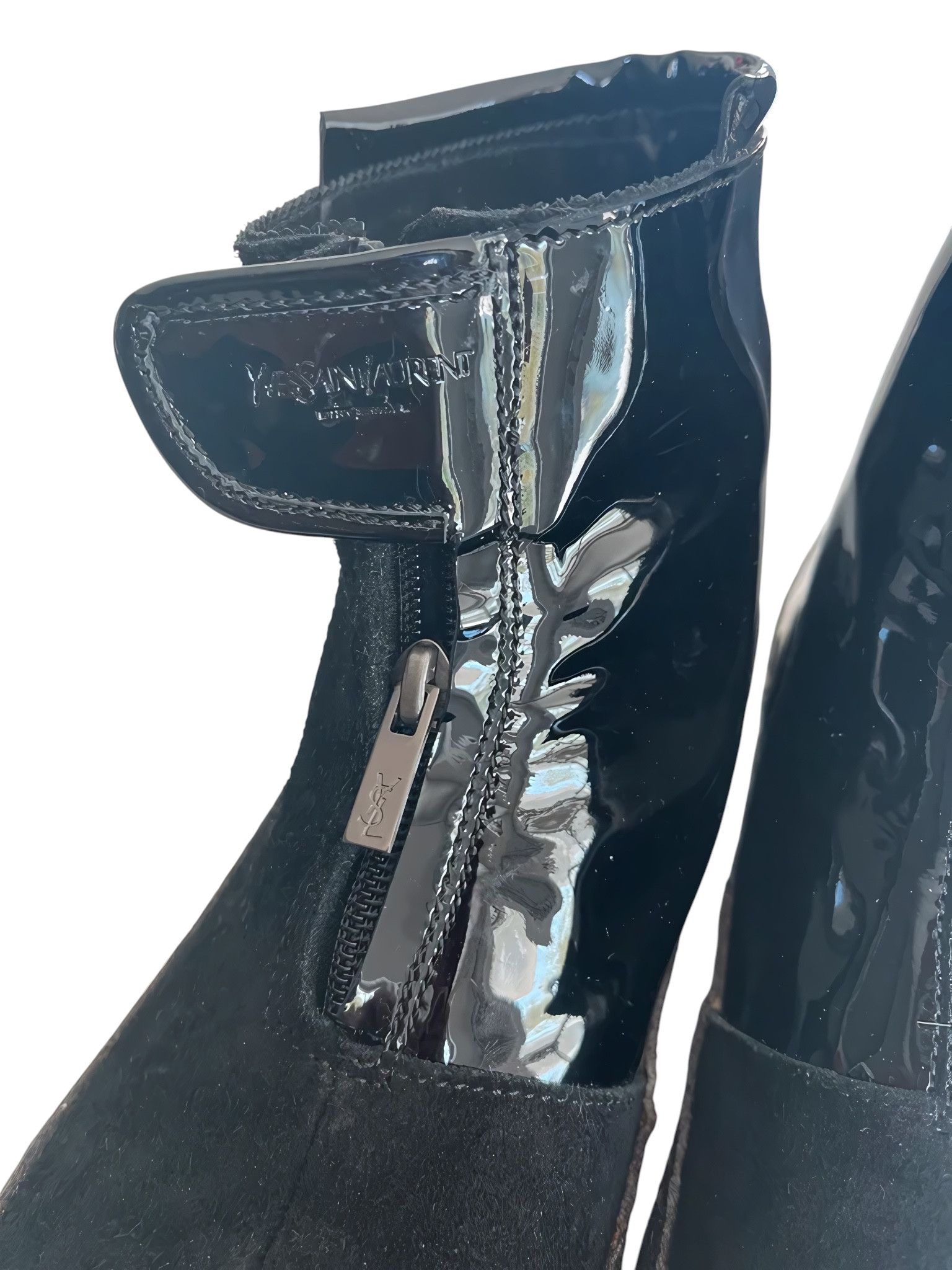 Yves Saint Laurent RIVE GAUCHE BY TOM FORD HIGH TOP HYBRID BOOTS Size US 8 / EU 41 - 4 Thumbnail