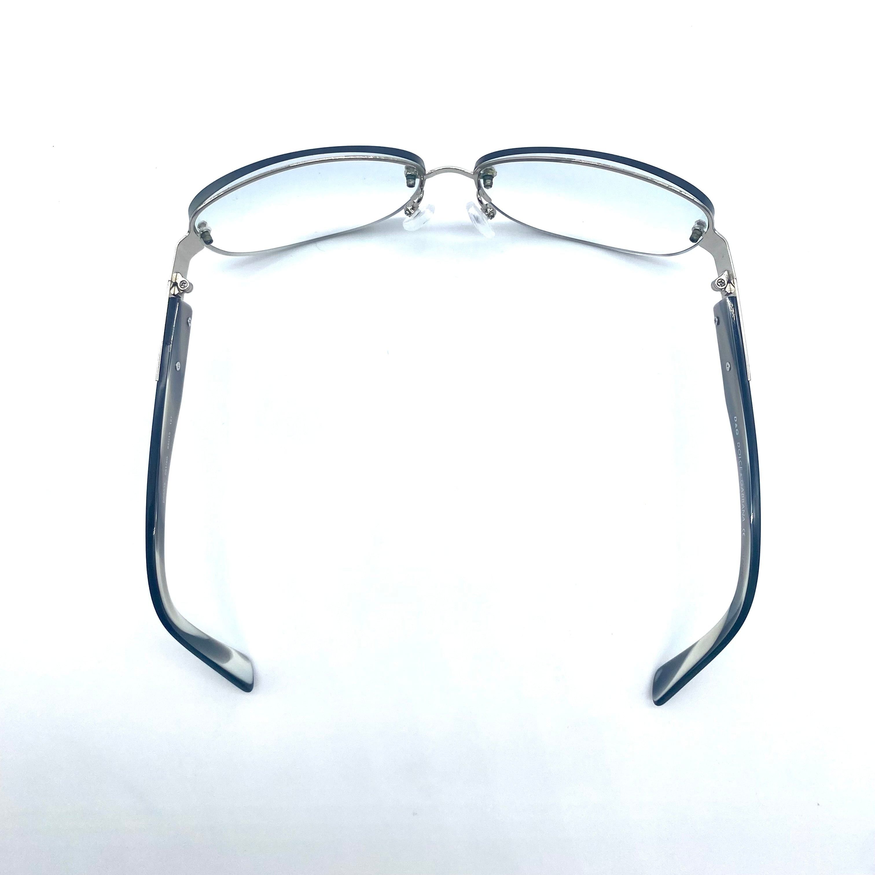 Dolce & Gabbana Vintage D&G prescription Eye- Glasses Silver Size ONE SIZE - 4 Thumbnail