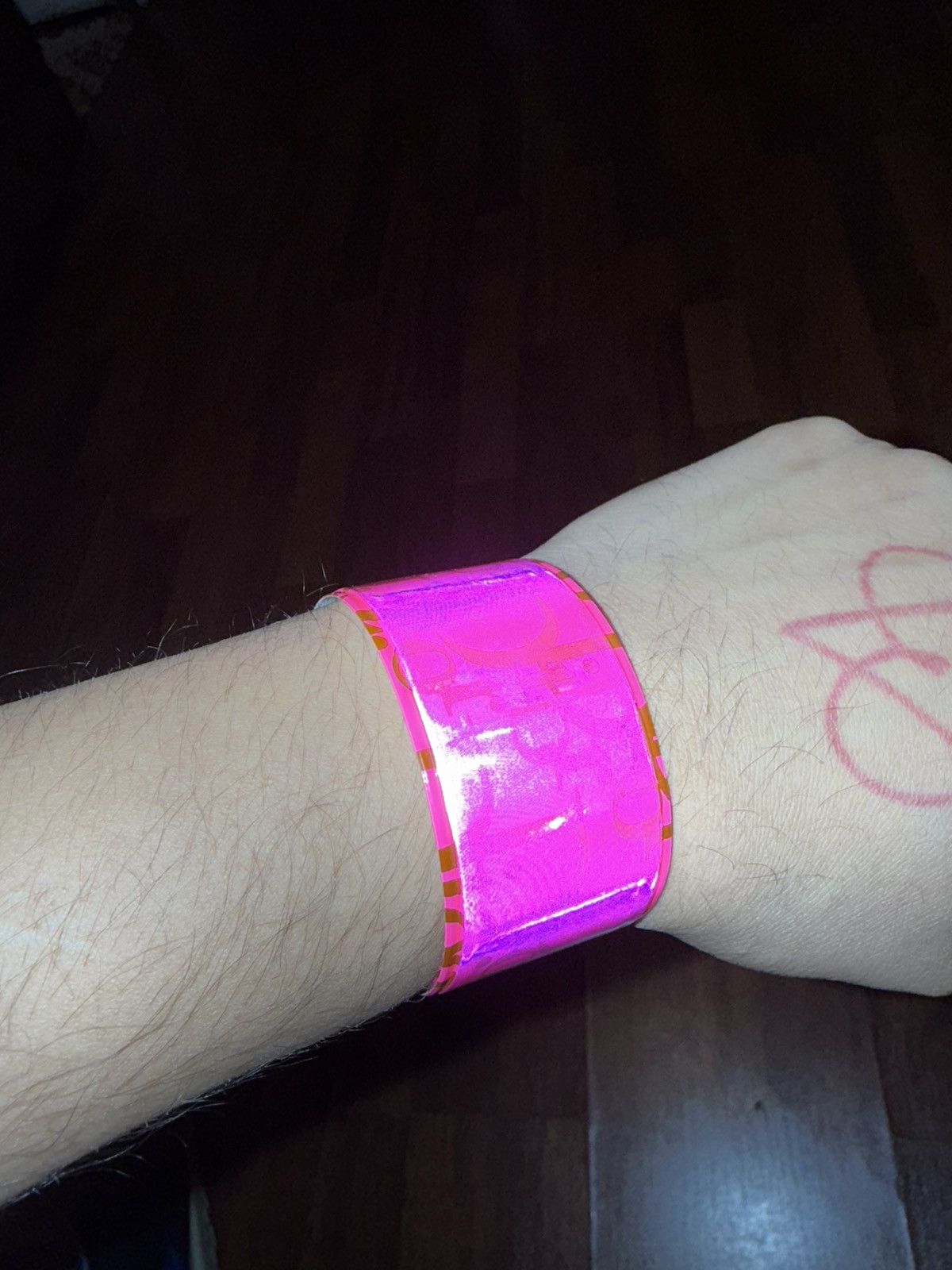 Dior 2002 Christian Dior Trotter Snap Bracelet monogram 3M Pink Size ONE SIZE - 6 Thumbnail