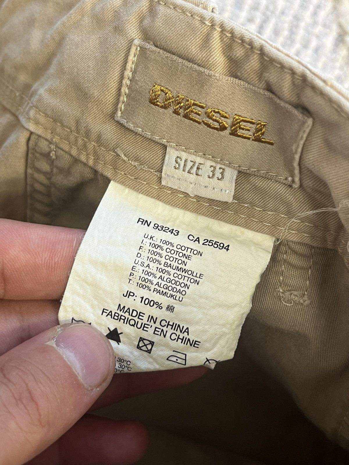 Diesel × Vintage DIESEL VINTAGE SHORTS Size US 33 - 5 Thumbnail