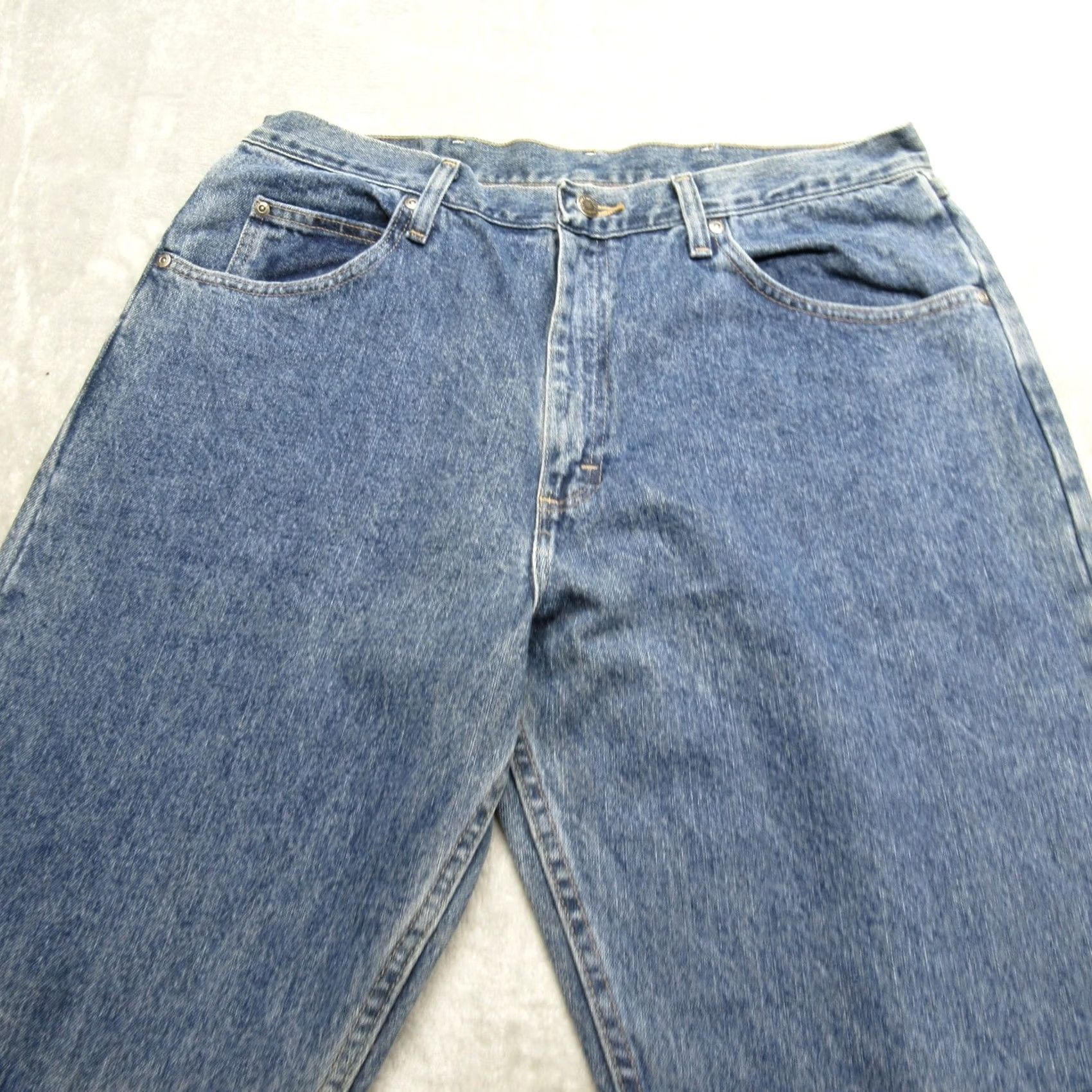 Wrangler Wrangler Jeans Mens 36X34 Medium Wash Denim Relaxed Straight Boot Cut Baggy New Size US 36 / EU 52 - 7 Thumbnail