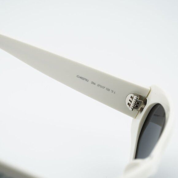 Celine Celine CL40279U 25A Sunglasses Beige Cat Eye Frame, Grey Size ONE SIZE - 7 Thumbnail