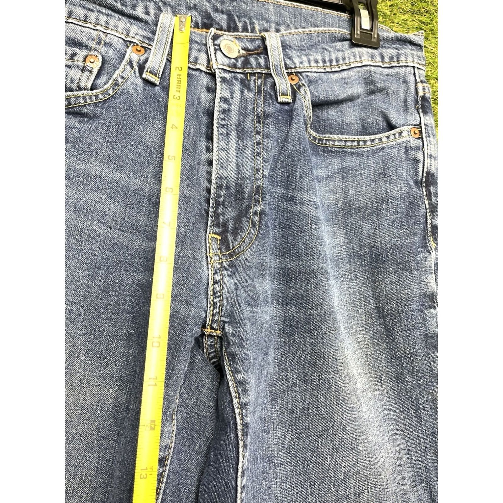 Levi's Levi's 541 Jeans Mens 31x32 Dark Wash Tapered Denim 5-Pocket USA 90s Streetwear Logo Mens Size US 31 - 5 Thumbnail