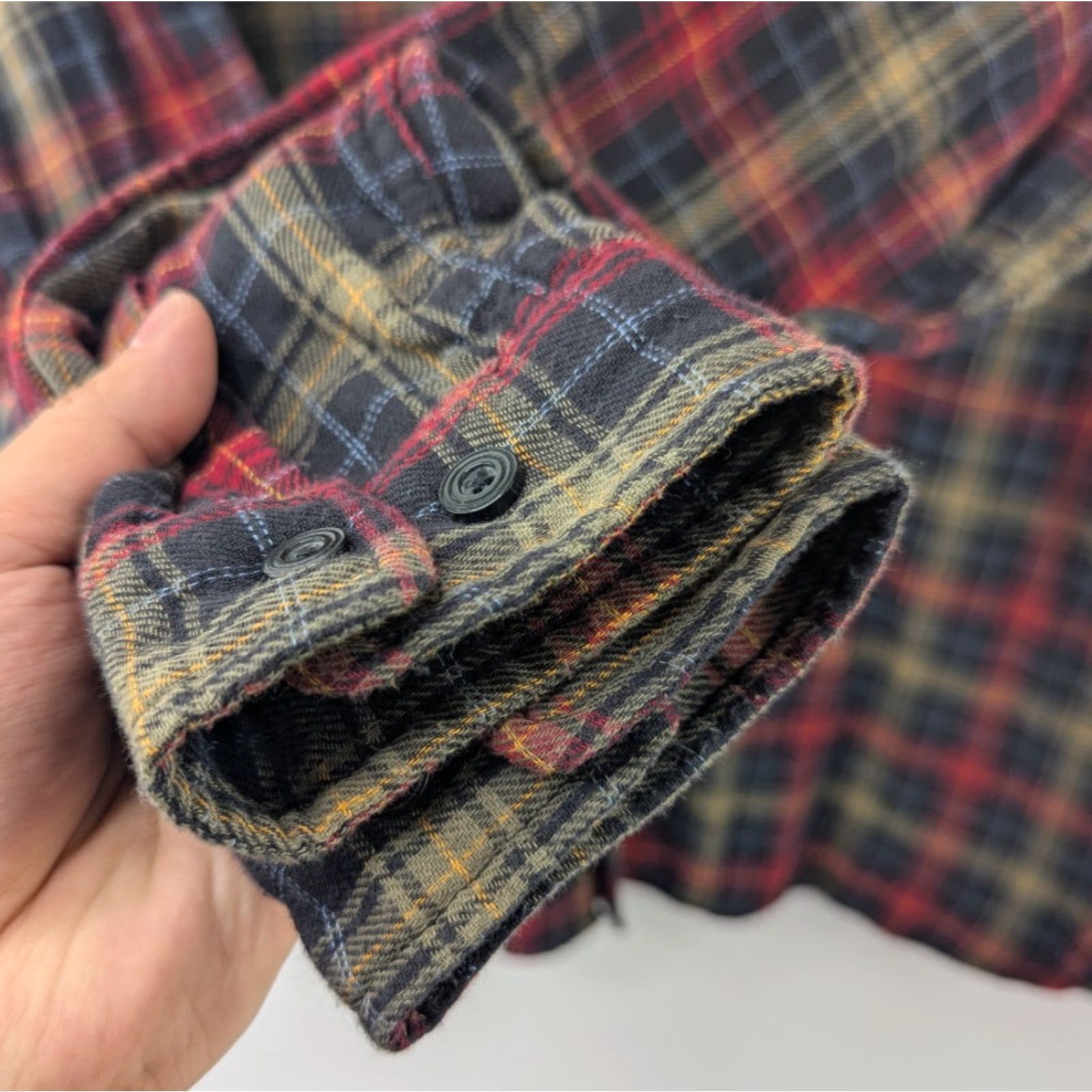 Carbon2Cobalt Carbon 2 Cobalt Shirt Men's Large Red Plaid Flannel Double Layer Outdoor 133093 Size US L / EU 52-54 / 3 - 3 Thumbnail